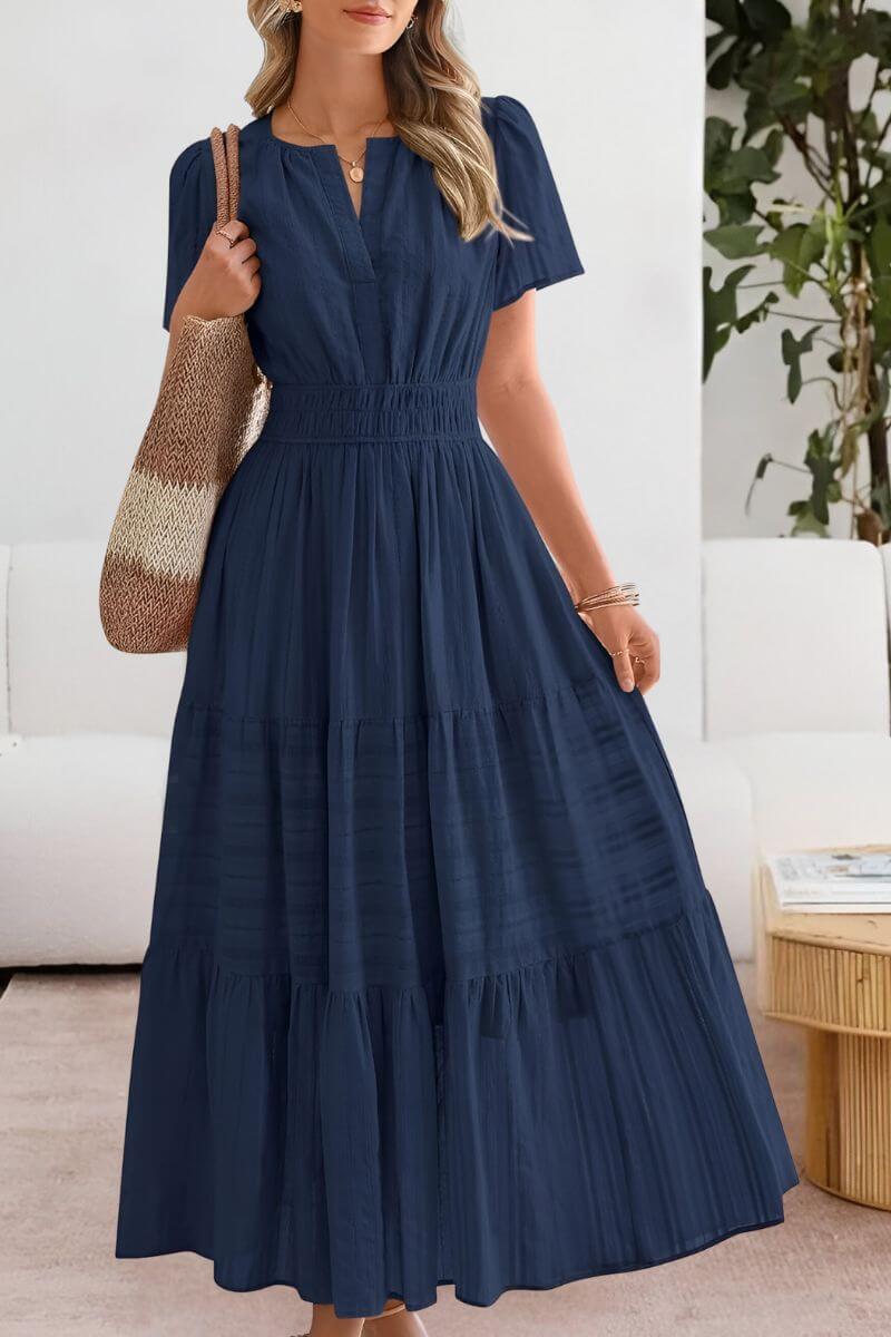 Anick™ – Elegant Boho Summer Maxi Dress