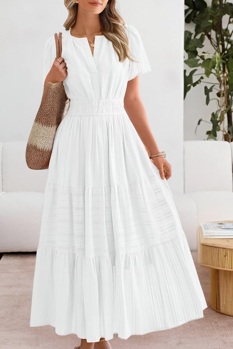 Anick™ – Elegant Boho Summer Maxi Dress