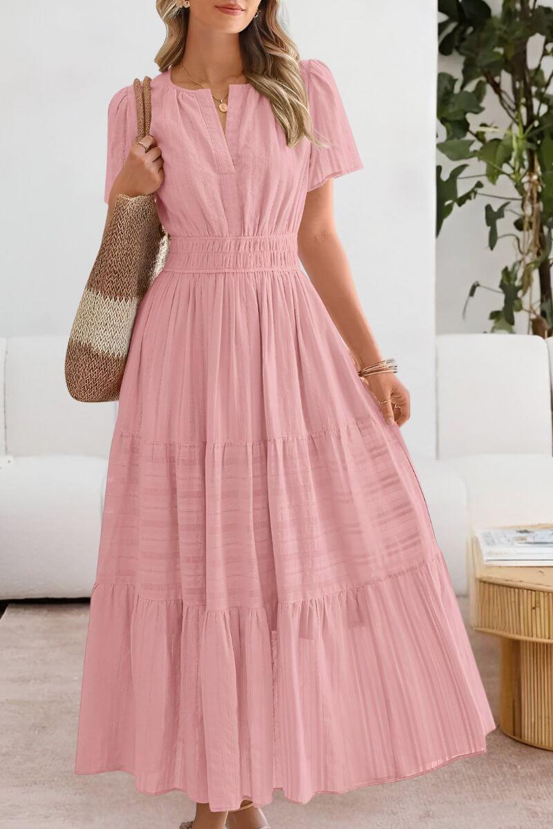 Anick™ – Elegant Boho Summer Maxi Dress