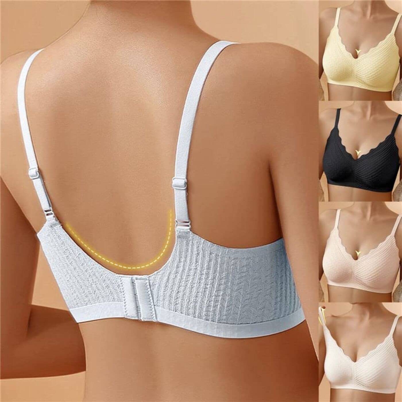 BraLuxe™ – Pack of 4 Breathable Lifting Bra