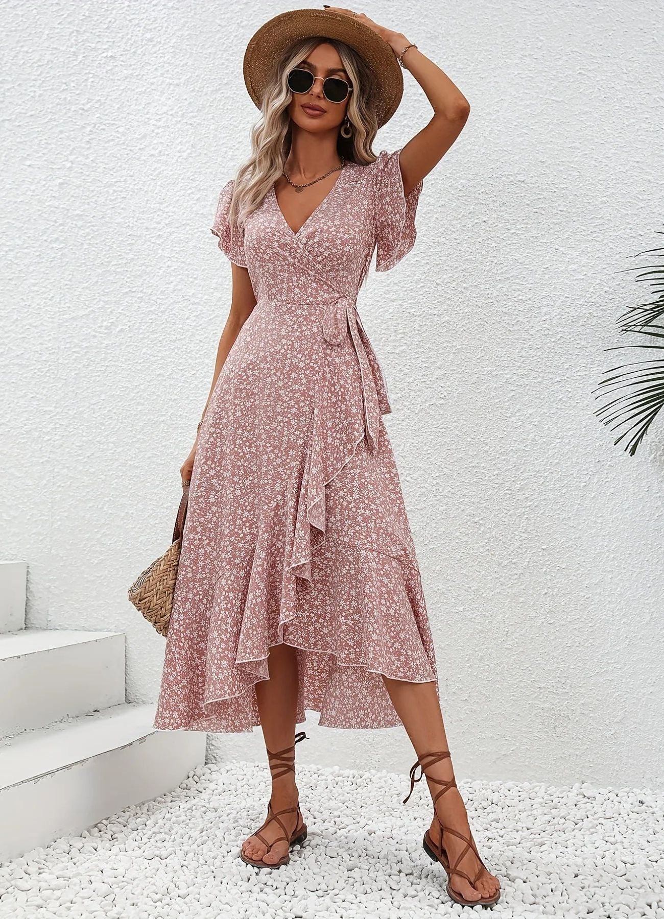 Brianna™ – Elegant Floral Summer Dress