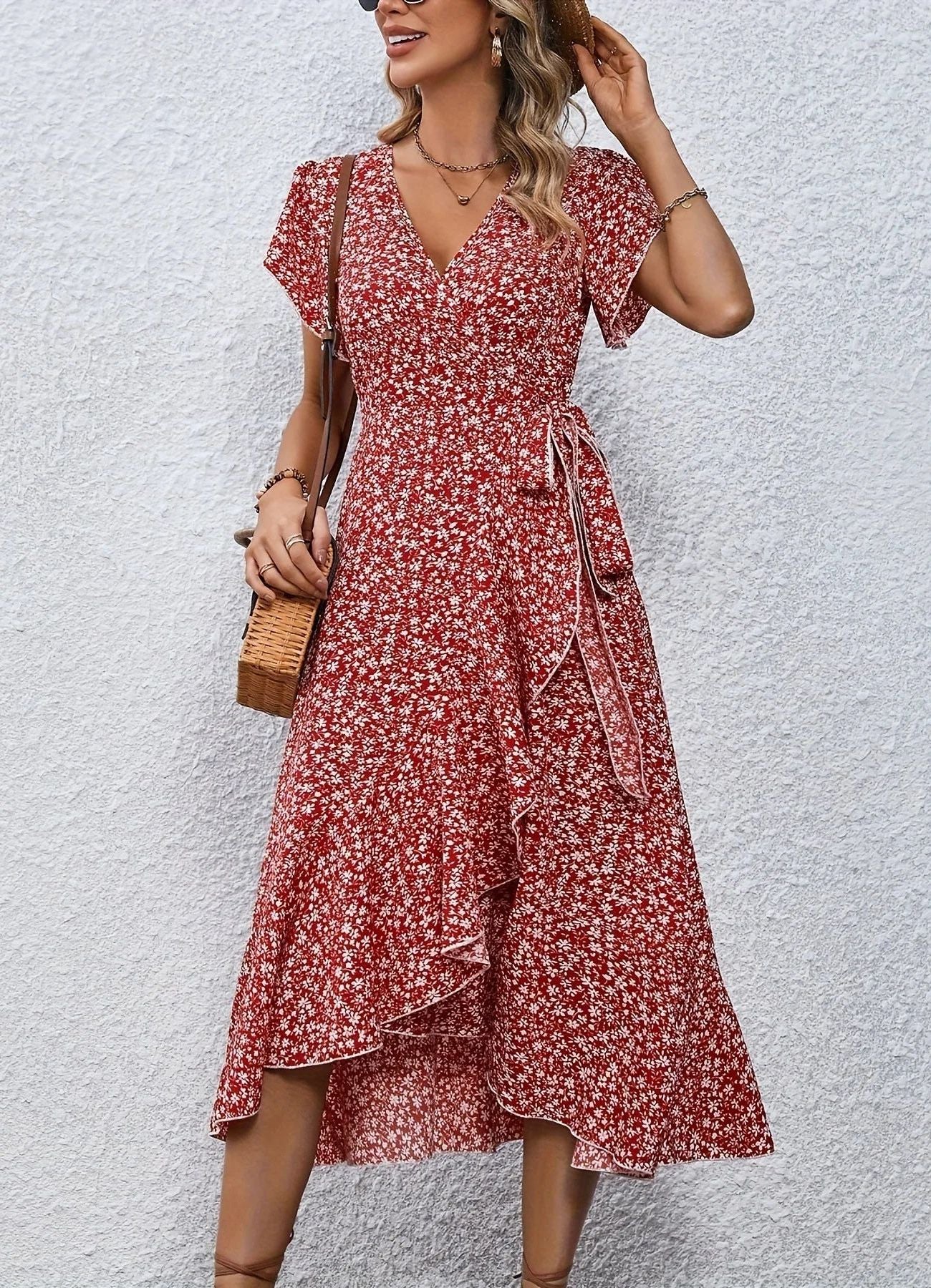 Brianna™ – Elegant Floral Summer Dress
