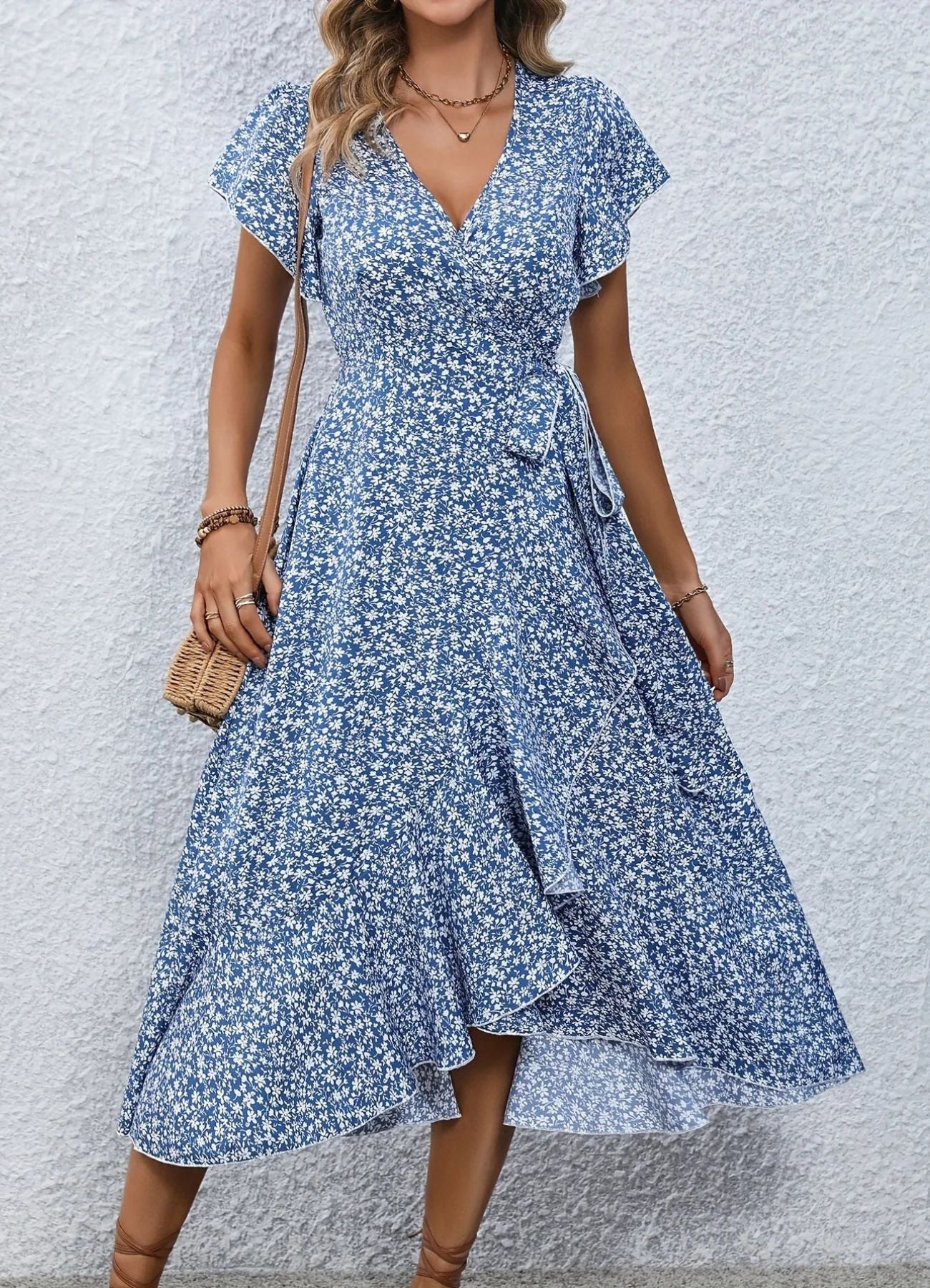Brianna™ – Elegant Floral Summer Dress