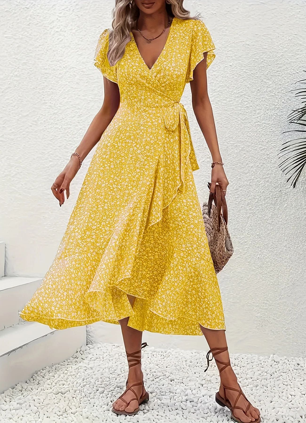 Brianna™ – Elegant Floral Summer Dress