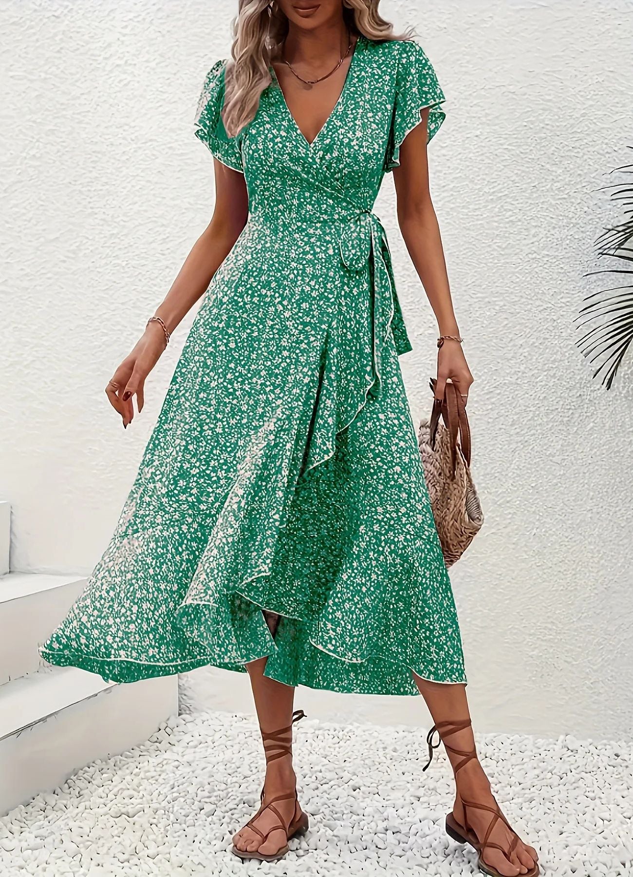 Brianna™ – Elegant Floral Summer Dress