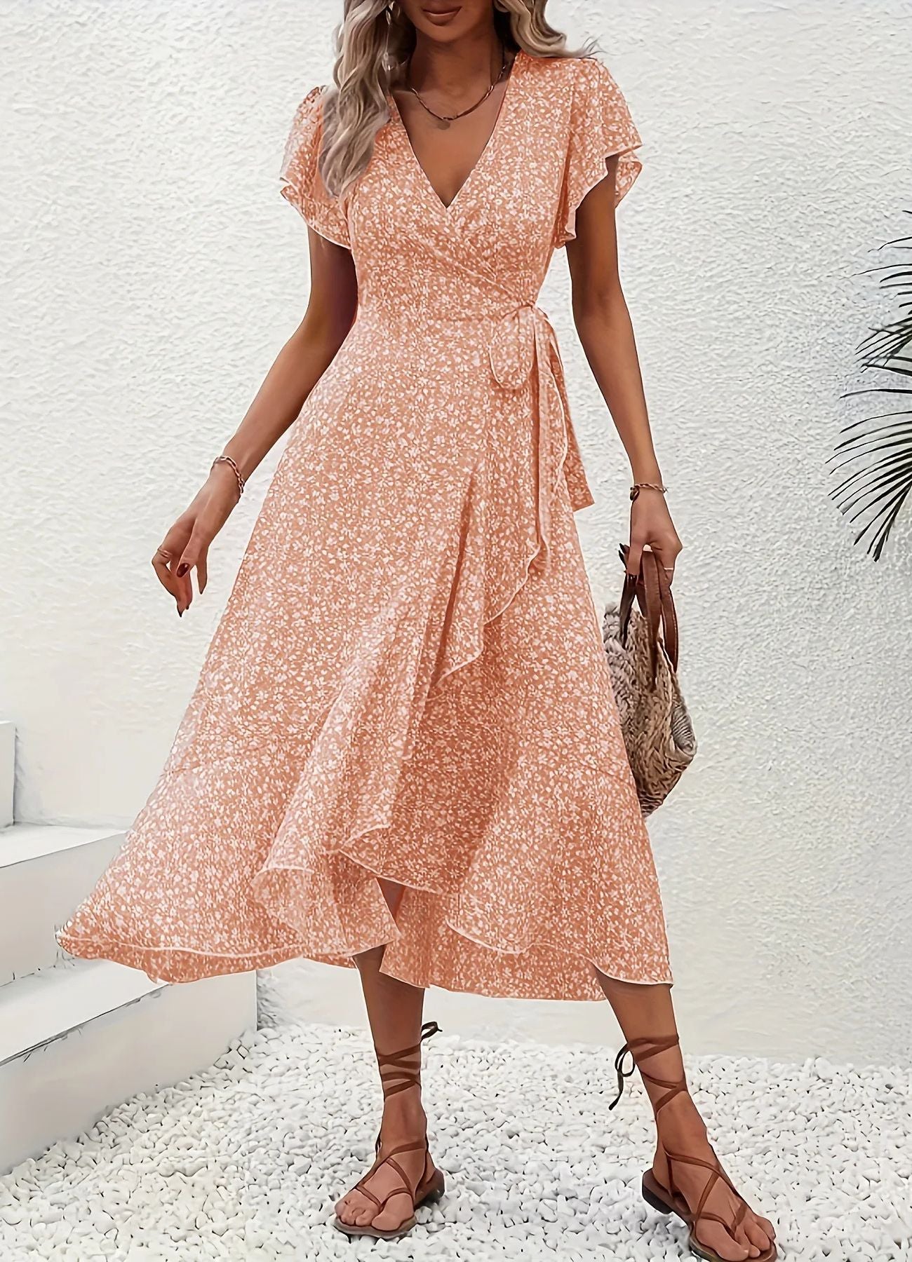 Brianna™ – Elegant Floral Summer Dress