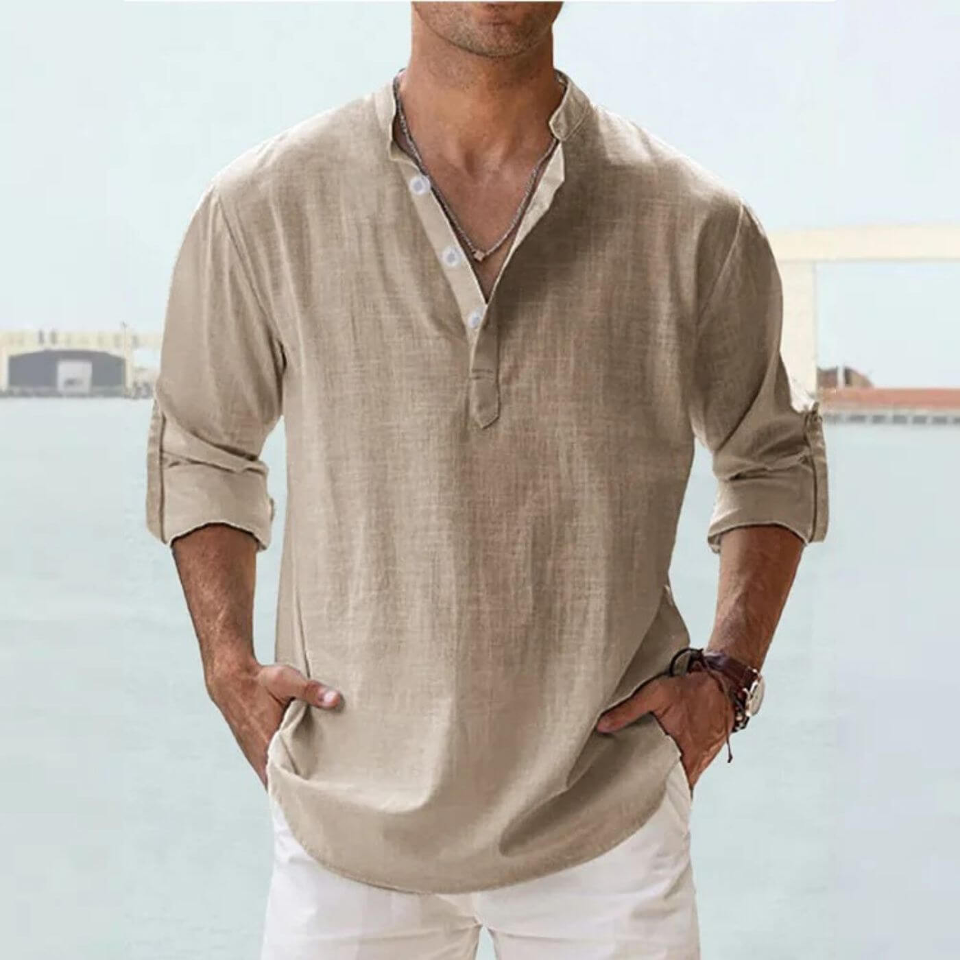 Caleb™ – Chemise d’Été Respirante