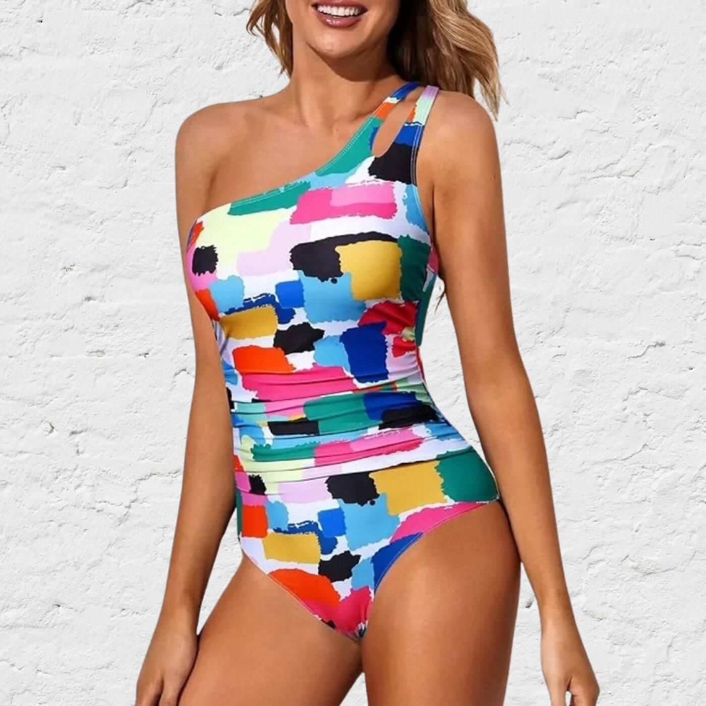 Céline™ – One Shoulder Swimsuit