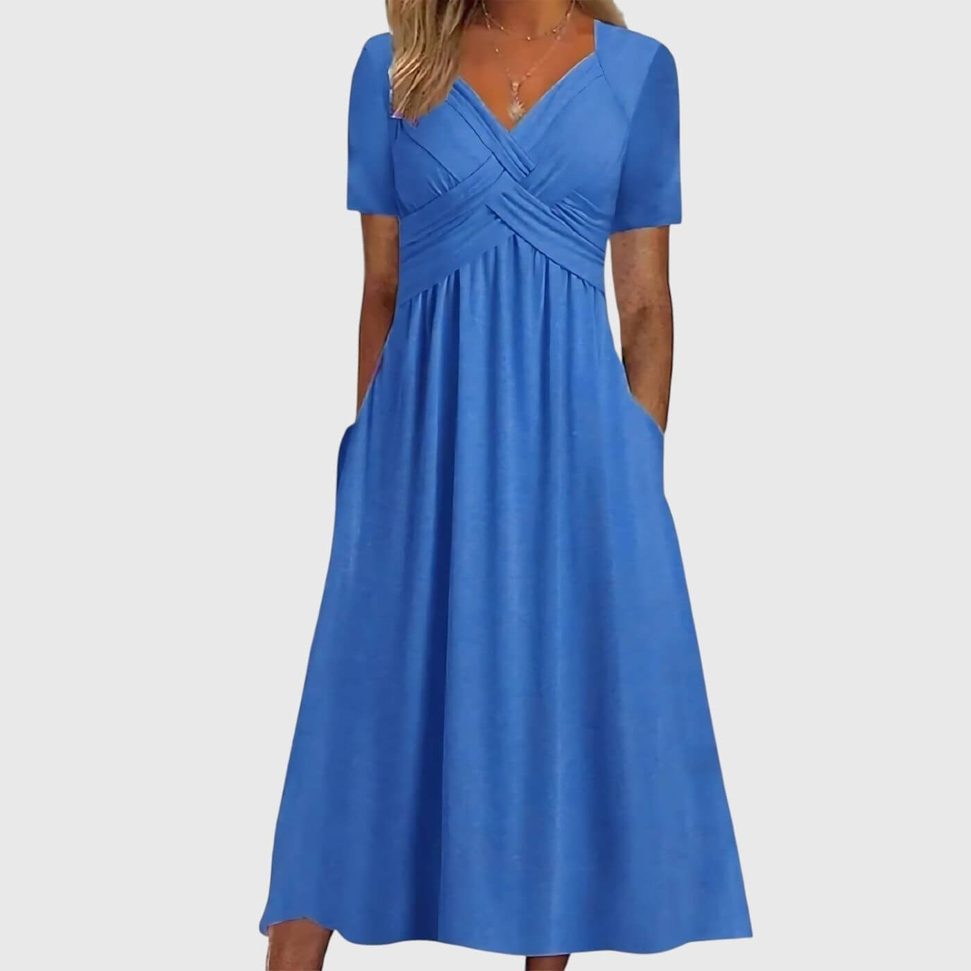 Chantal™ – Tummy Coverage Elegant Midi Dress