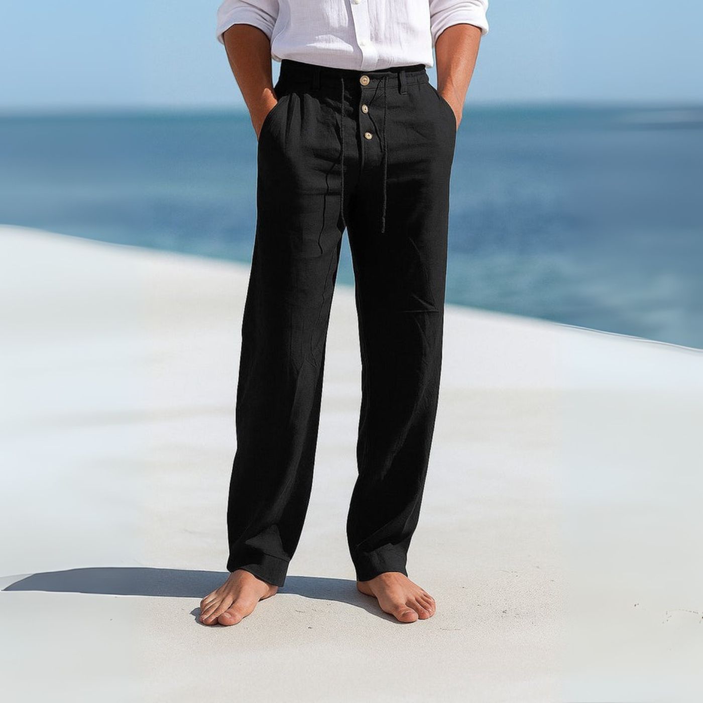 Cody™ – Breathable Relaxed Fit Linen Trousers