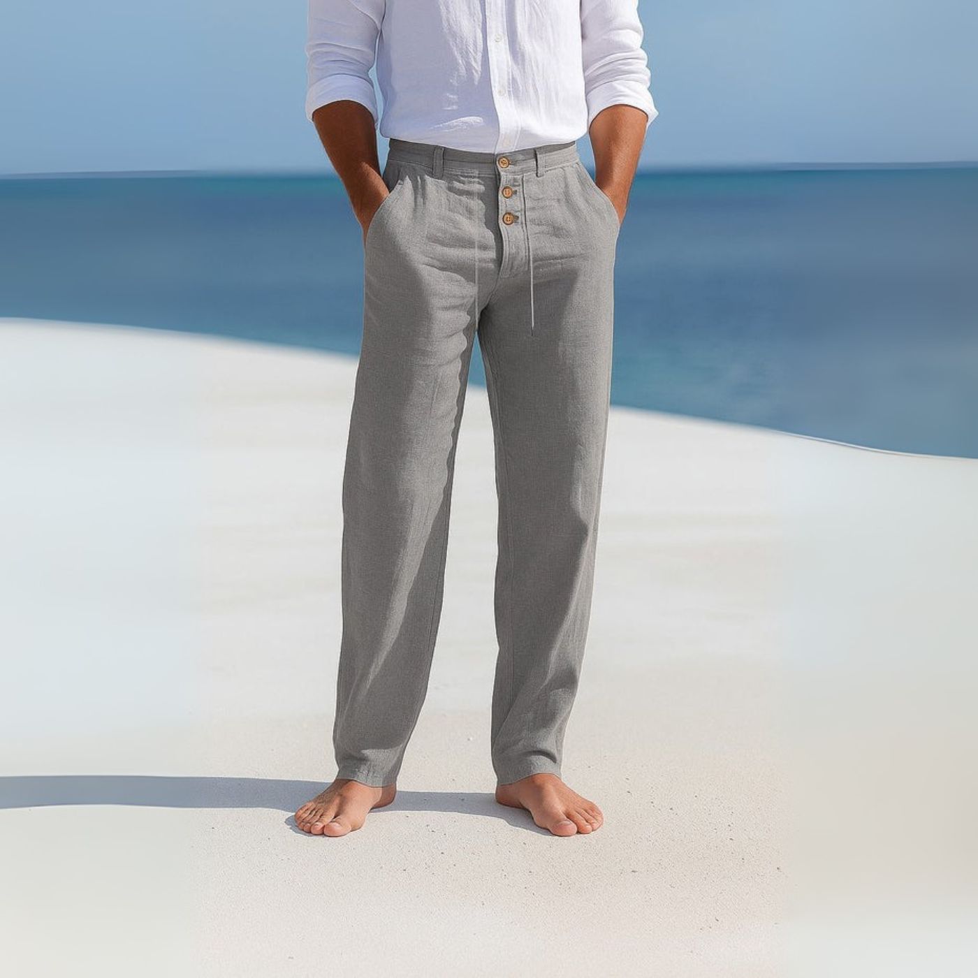 Cody™ – Breathable Relaxed Fit Linen Trousers