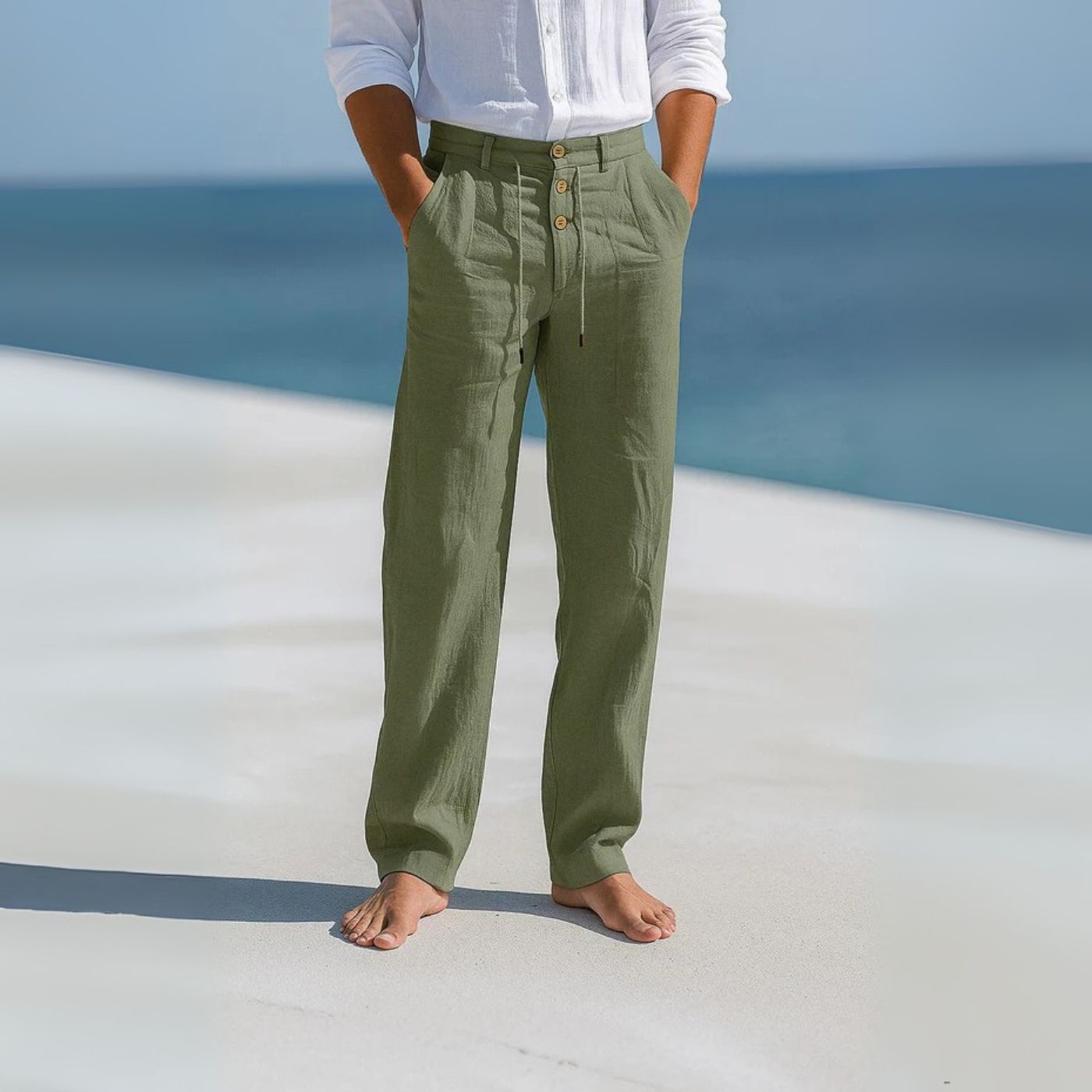 Cody™ – Breathable Relaxed Fit Linen Trousers