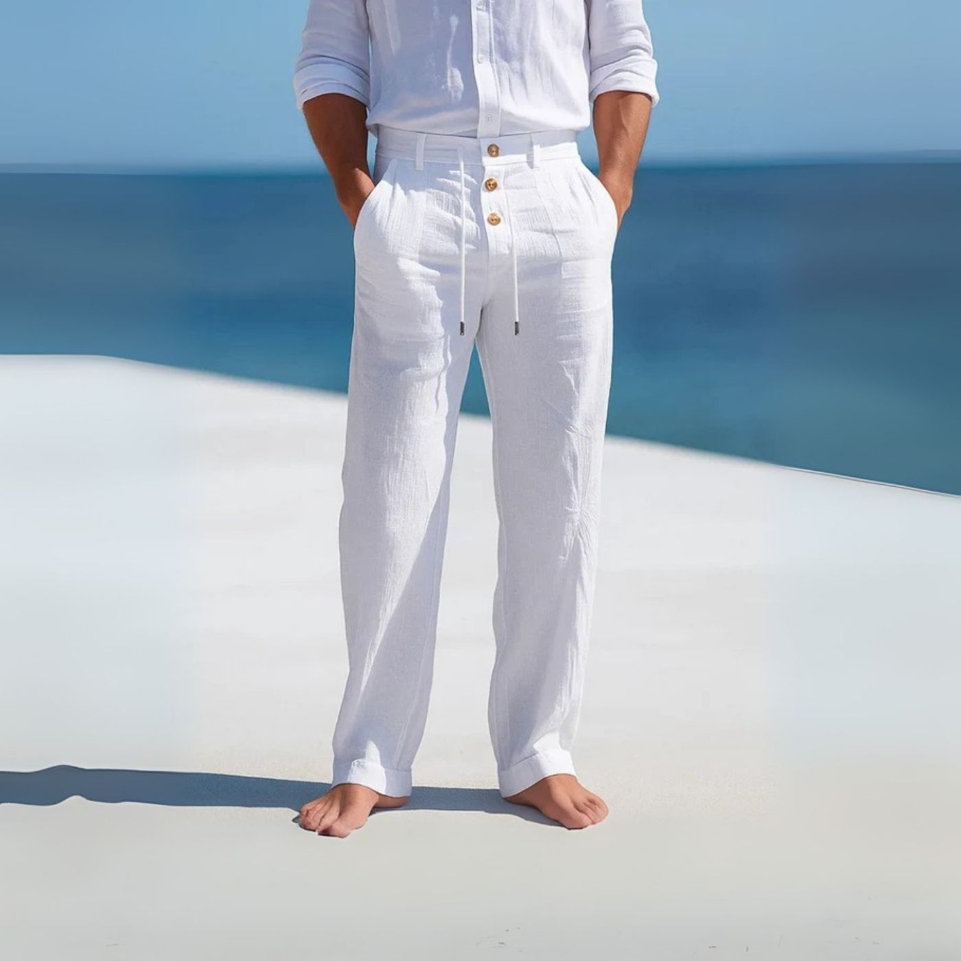 Cody™ – Breathable Relaxed Fit Linen Trousers