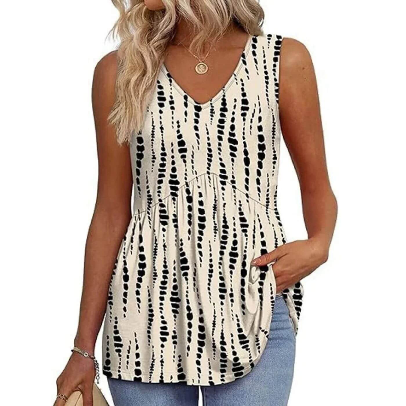 Denise™ - Sleeveless Casual Top