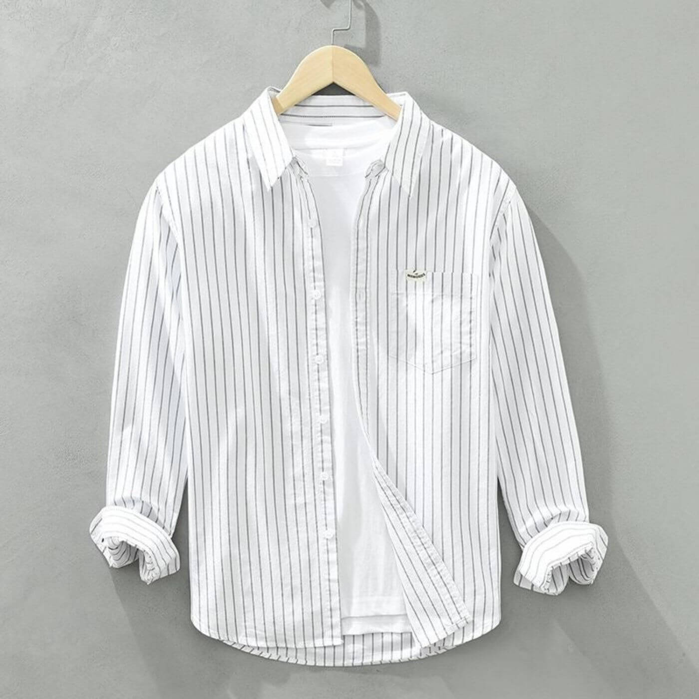 Derrick™ – Premium Striped Long Sleeve Shirt