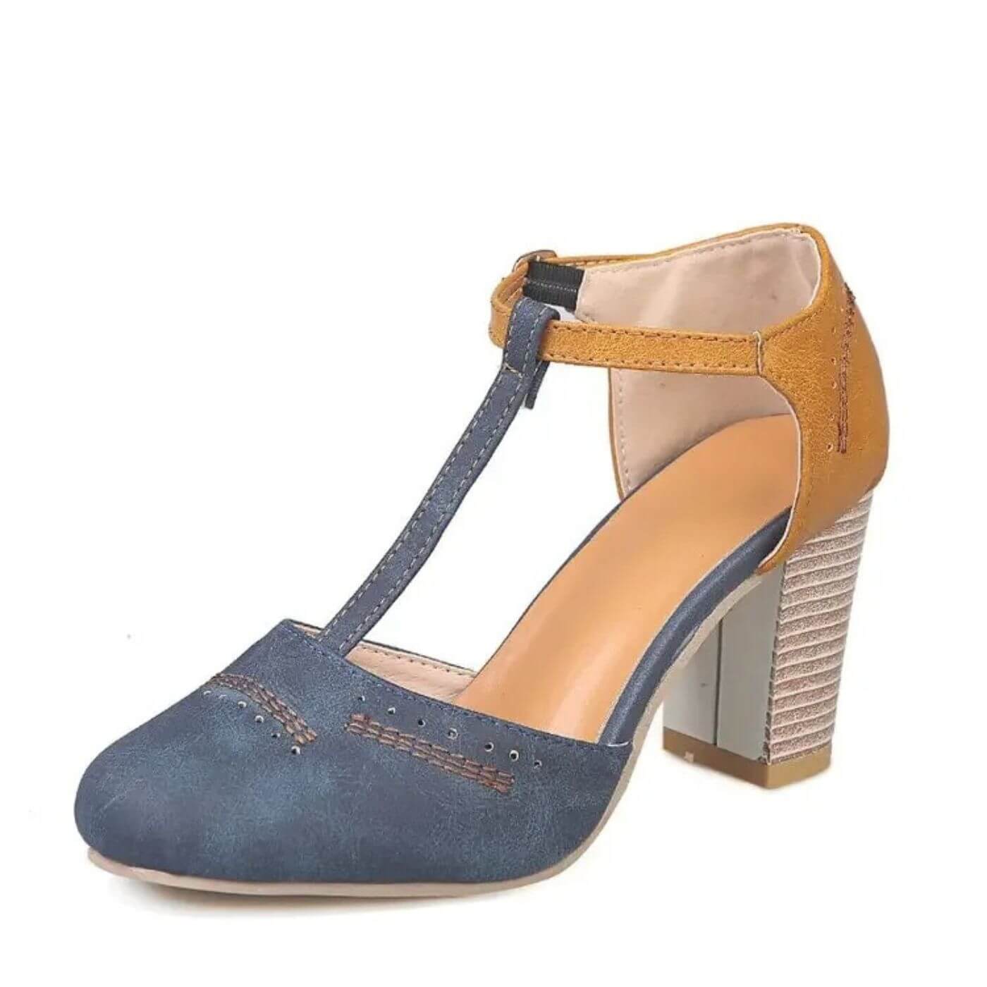 Edith™ – Elegant Block Heel Orthopedic Sandals