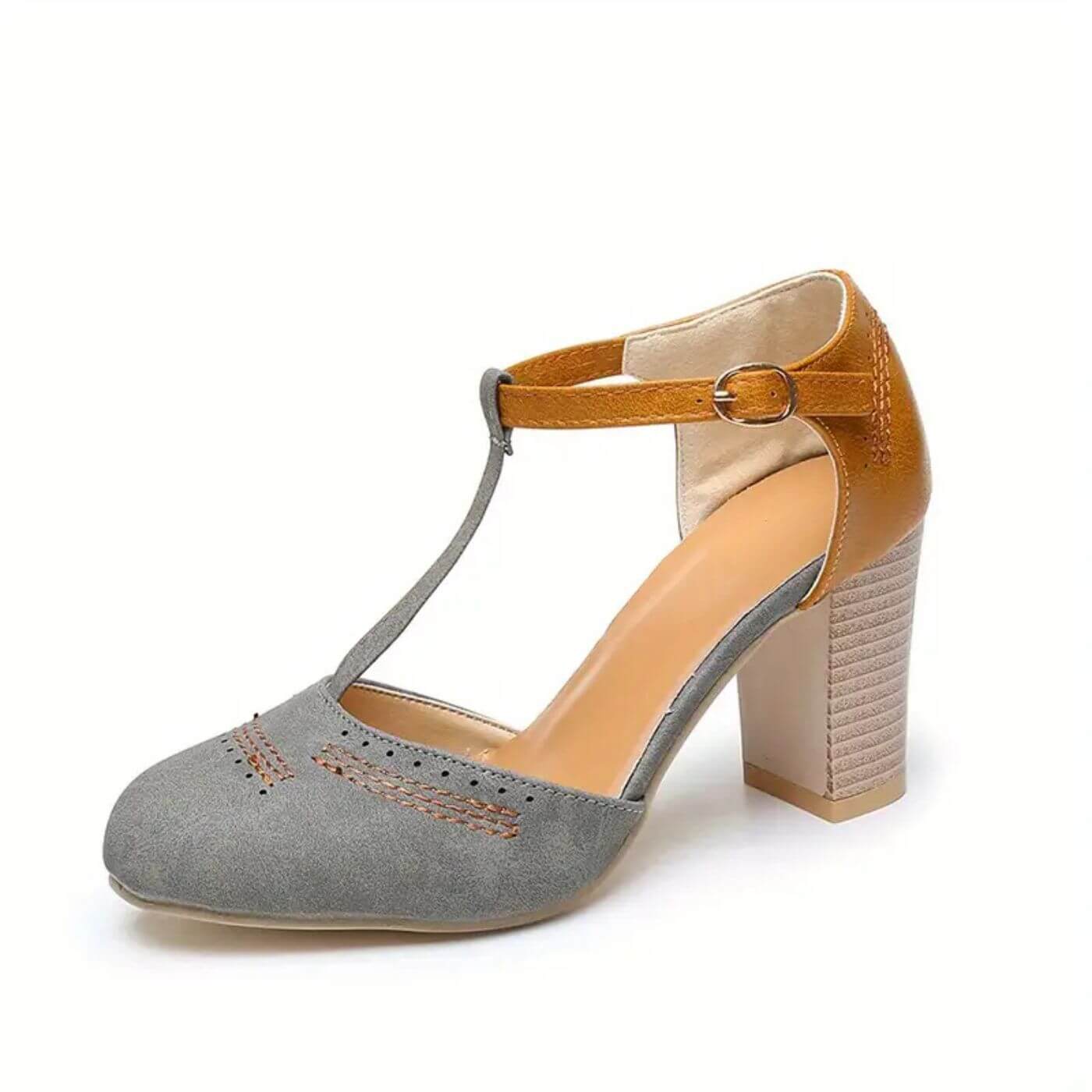 Edith™ – Elegant Block Heel Orthopedic Sandals