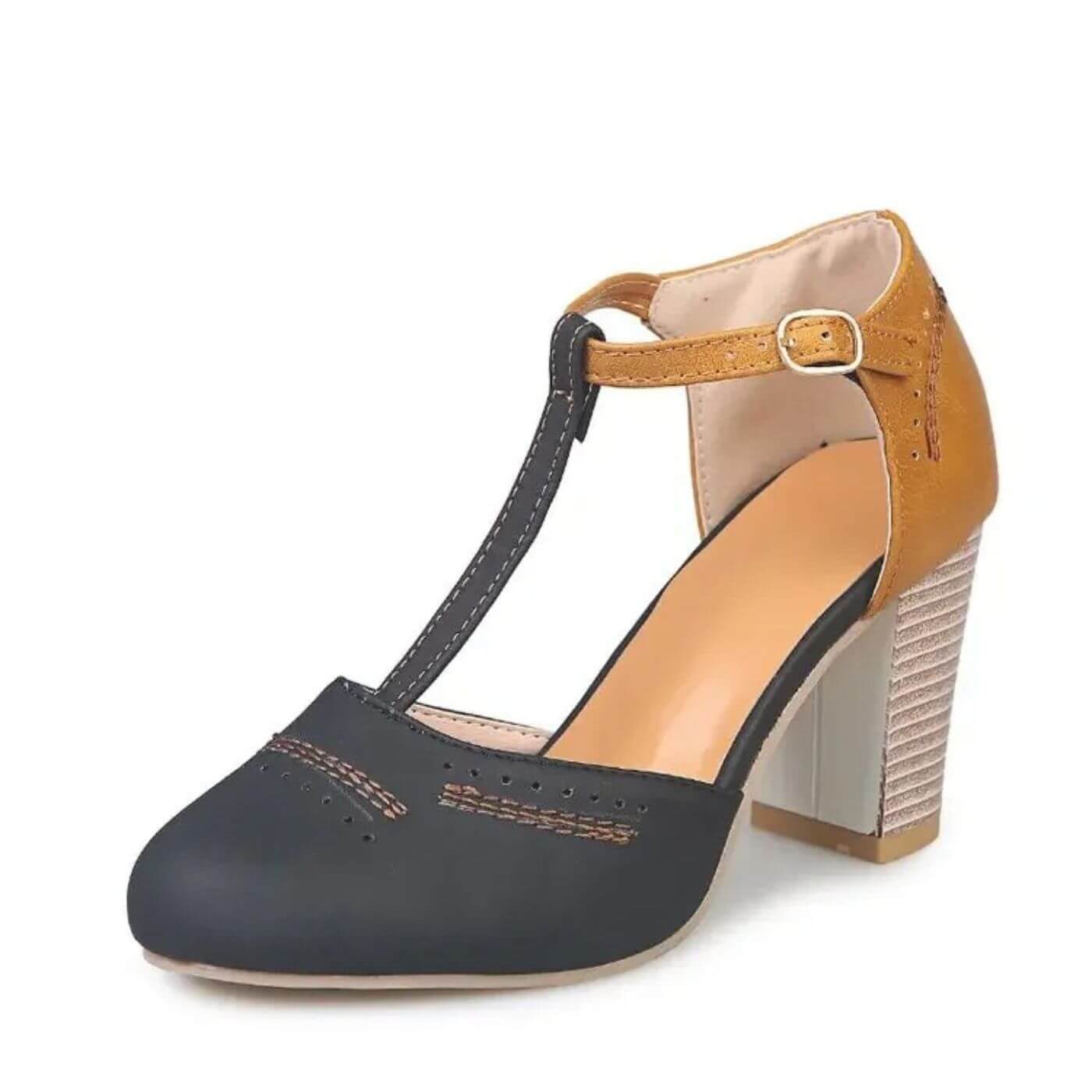 Edith™ – Elegant Block Heel Orthopedic Sandals