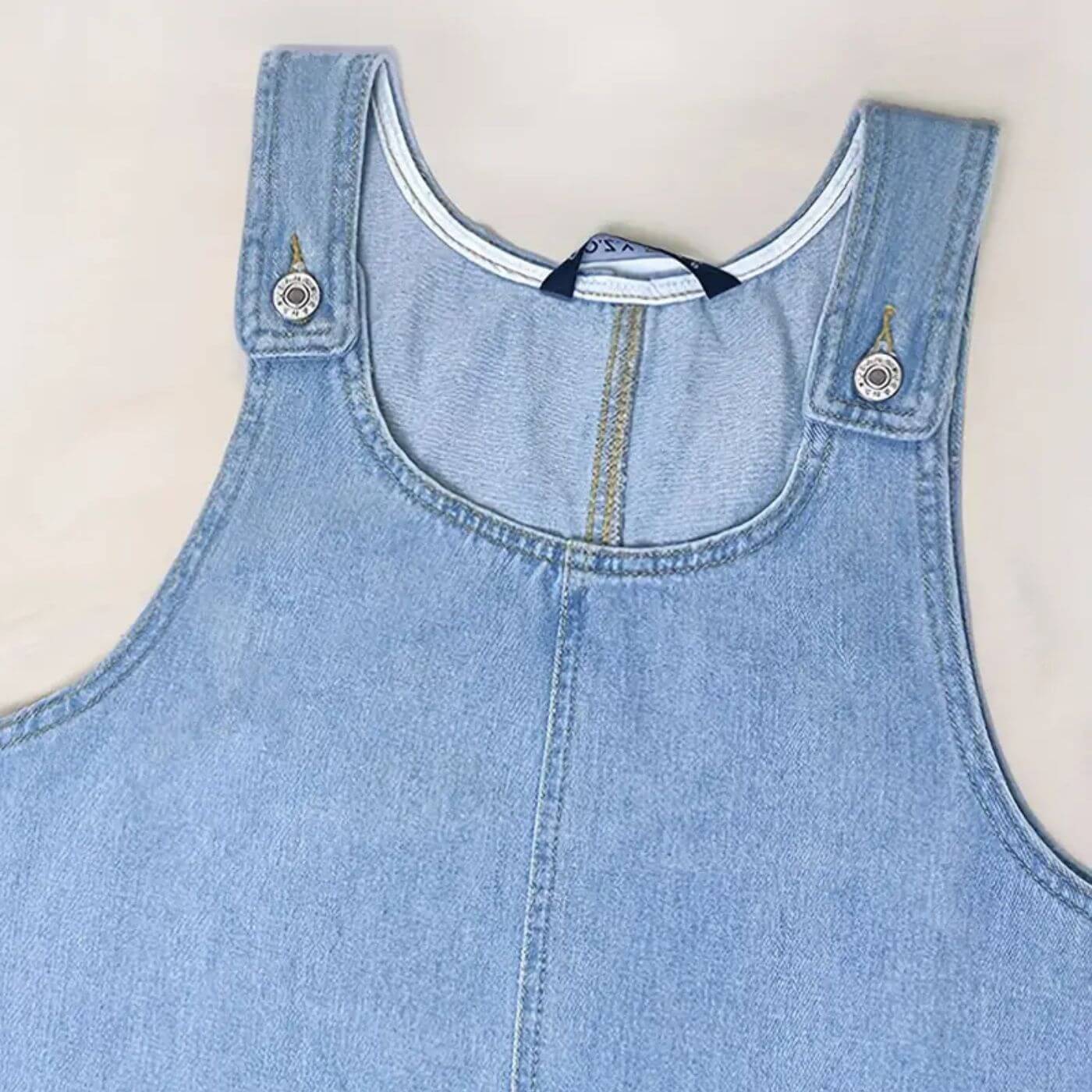 Elsie™ – Comfortable Sleeveless Denim Dress