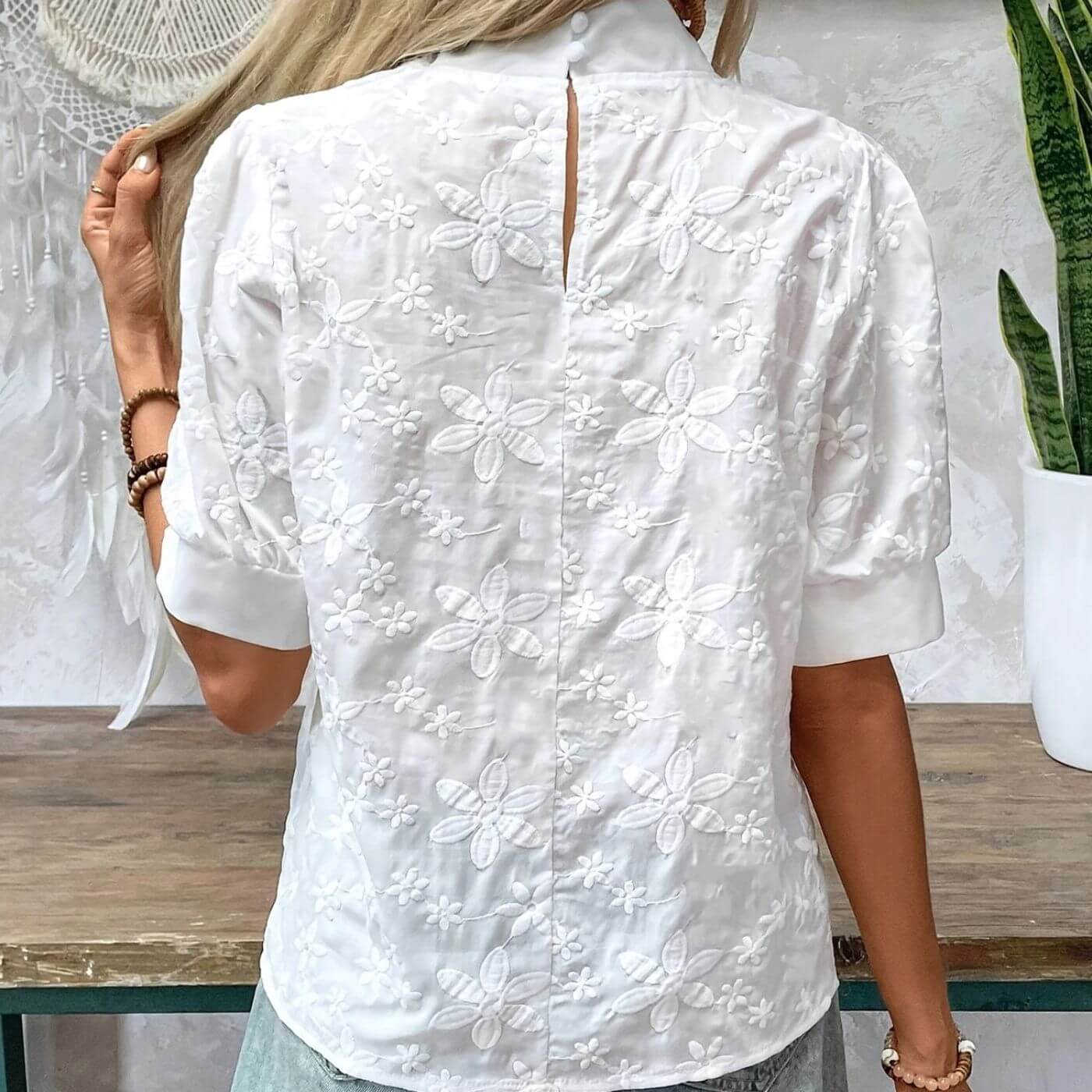 Emma™ – Elegant Embroidered Summer Blouse