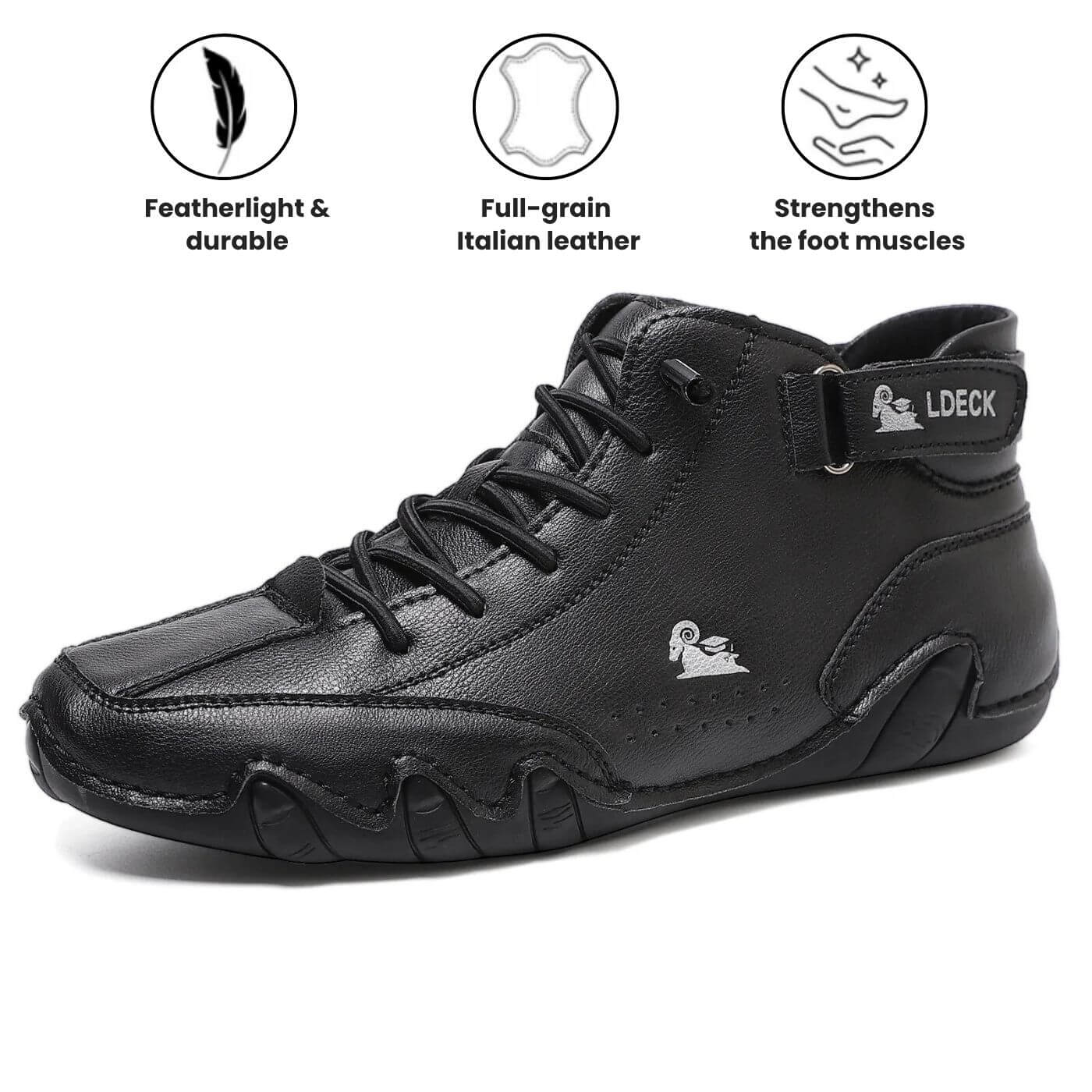 Ethan™ – Premium Leather Barefoot Orthopedic Shoes