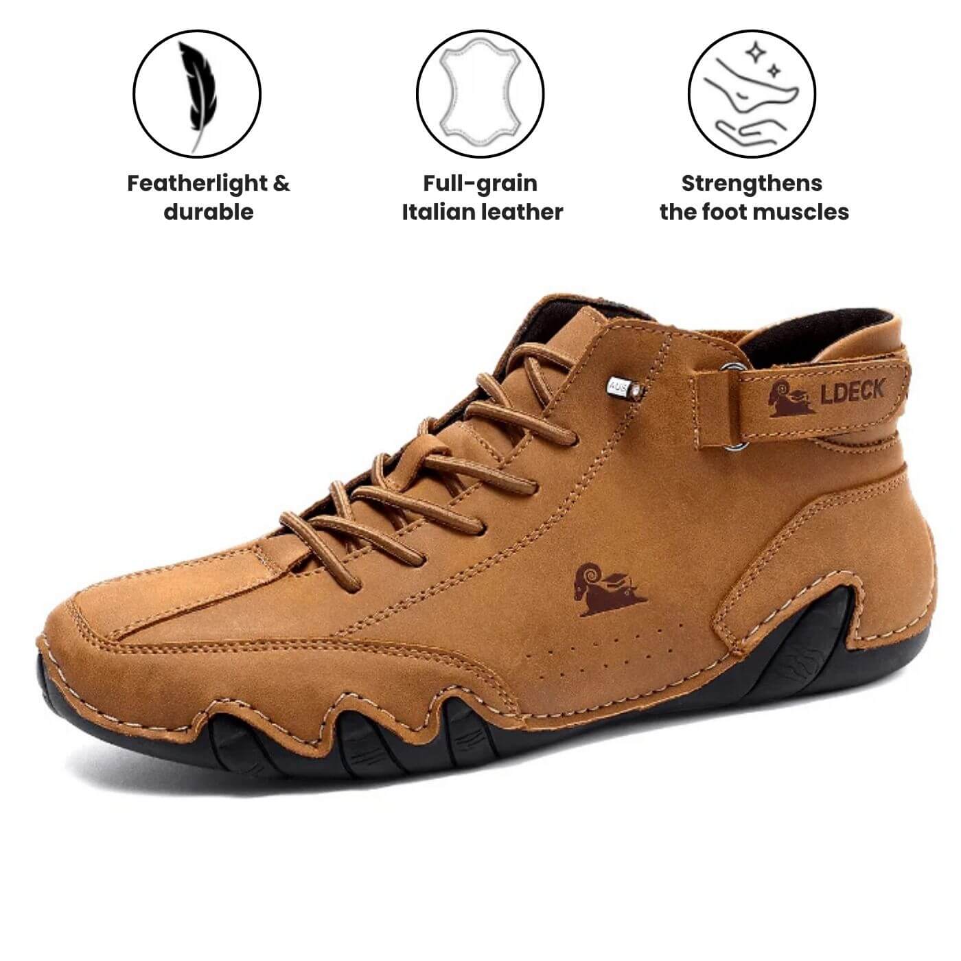 Ethan™ – Premium Leather Barefoot Orthopedic Shoes