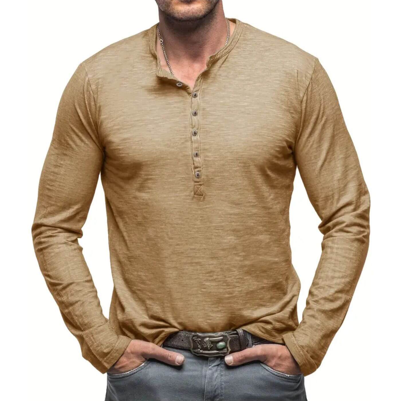Evan™ – Sleek Long Sleeve Shirt