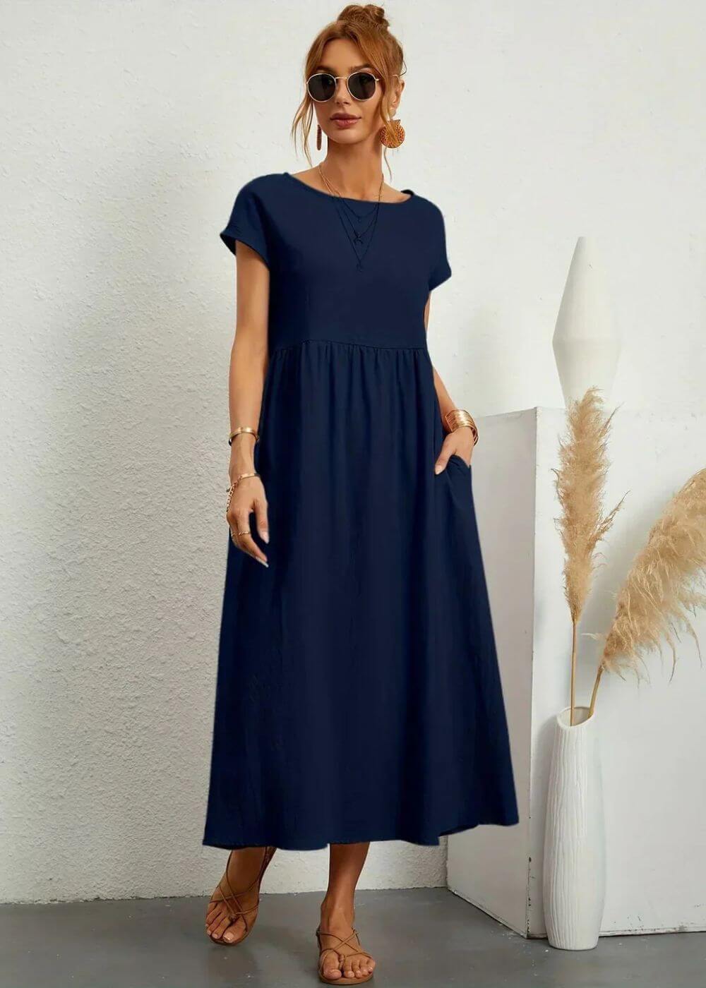 Felicia™ – Elegant Summer Dress with Pockets