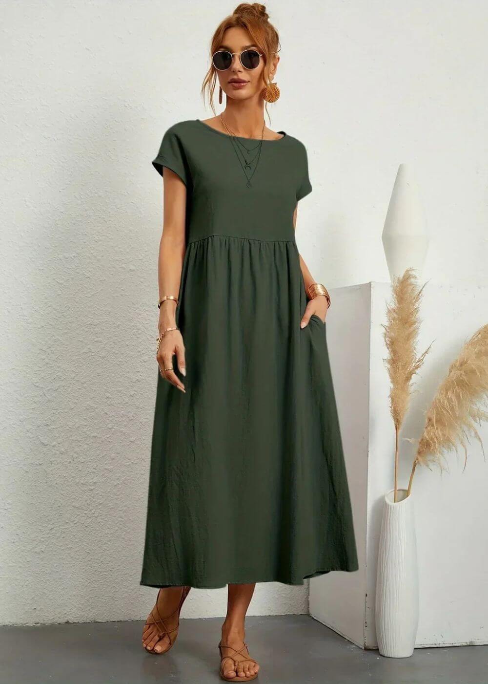 Felicia™ – Elegant Summer Dress with Pockets