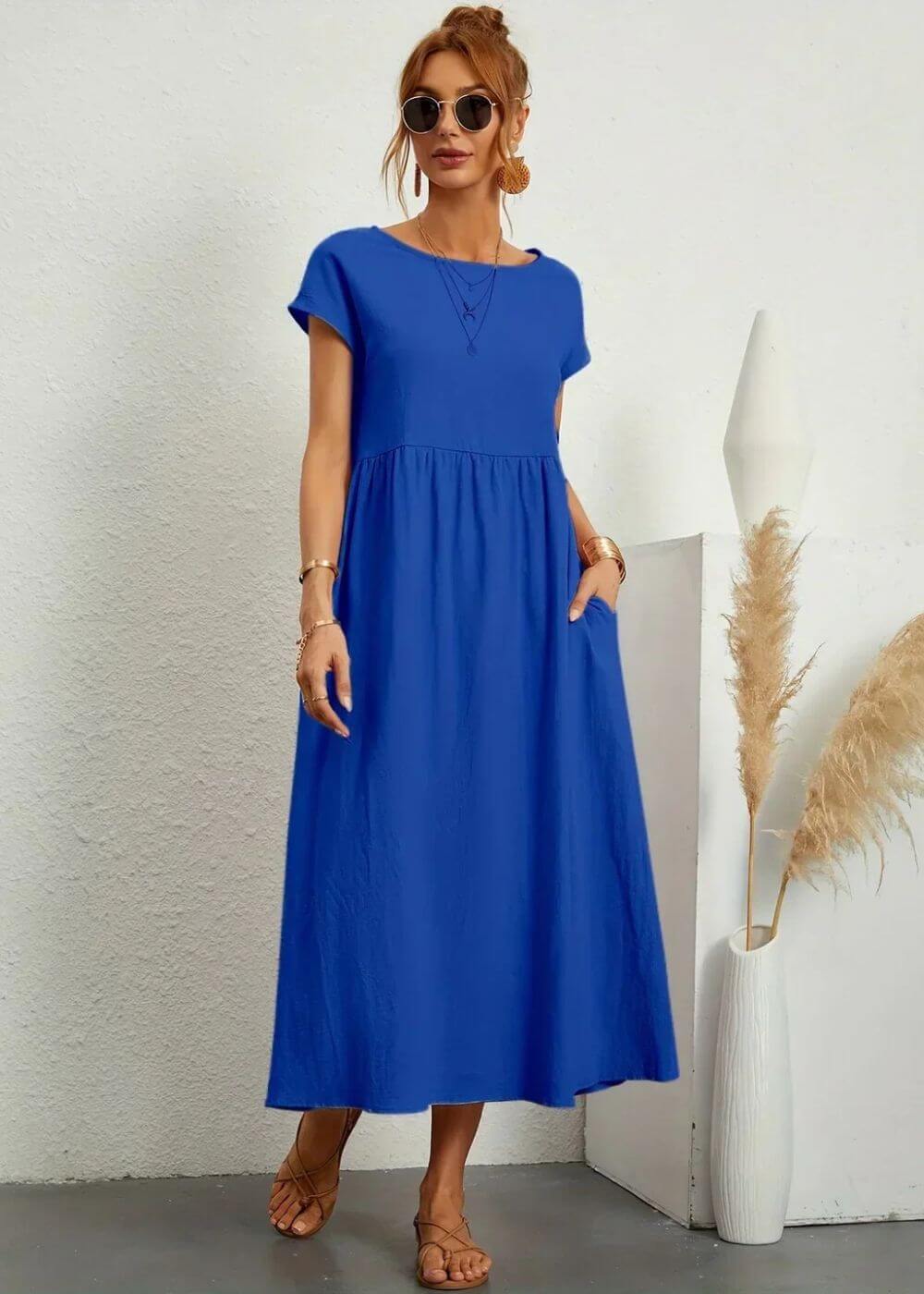 Felicia™ – Elegant Summer Dress with Pockets