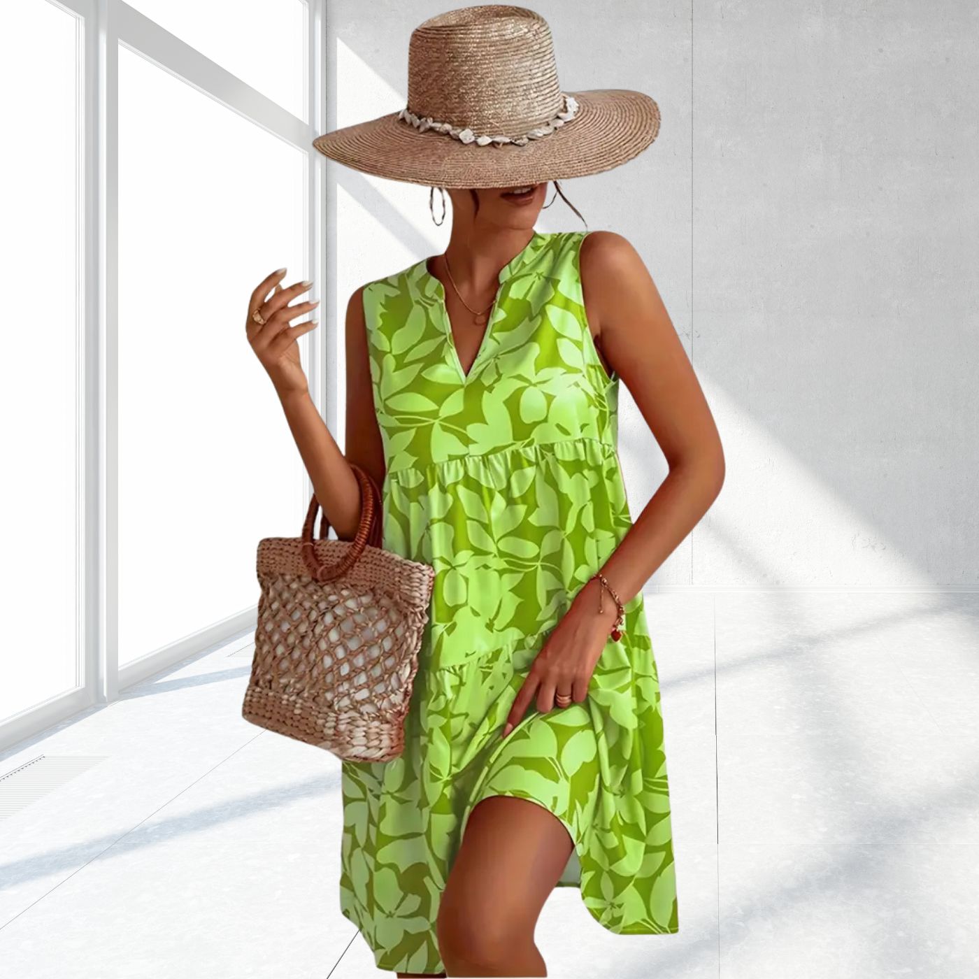 Gabrielle™ - Floral Midi Dress