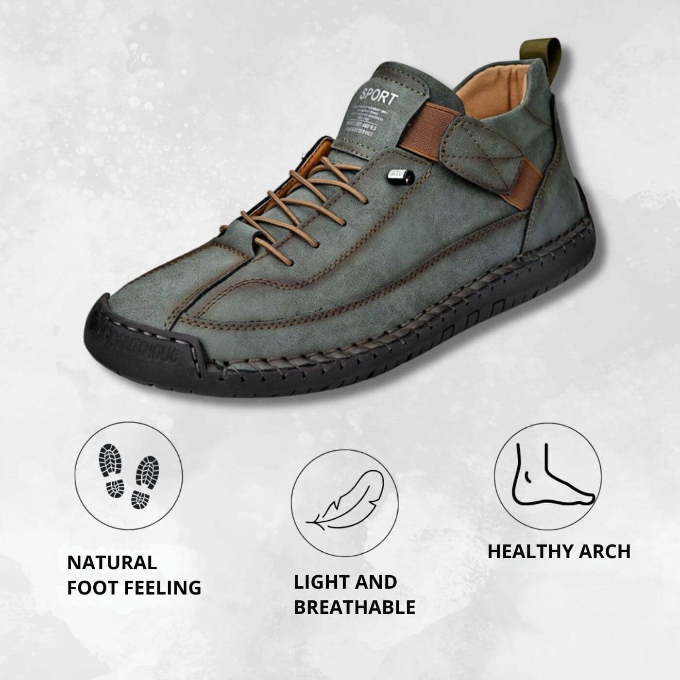 Guillaume™ - Chaussures Orthopédiques en Cuir Confortables (1+1 GRATUIT)