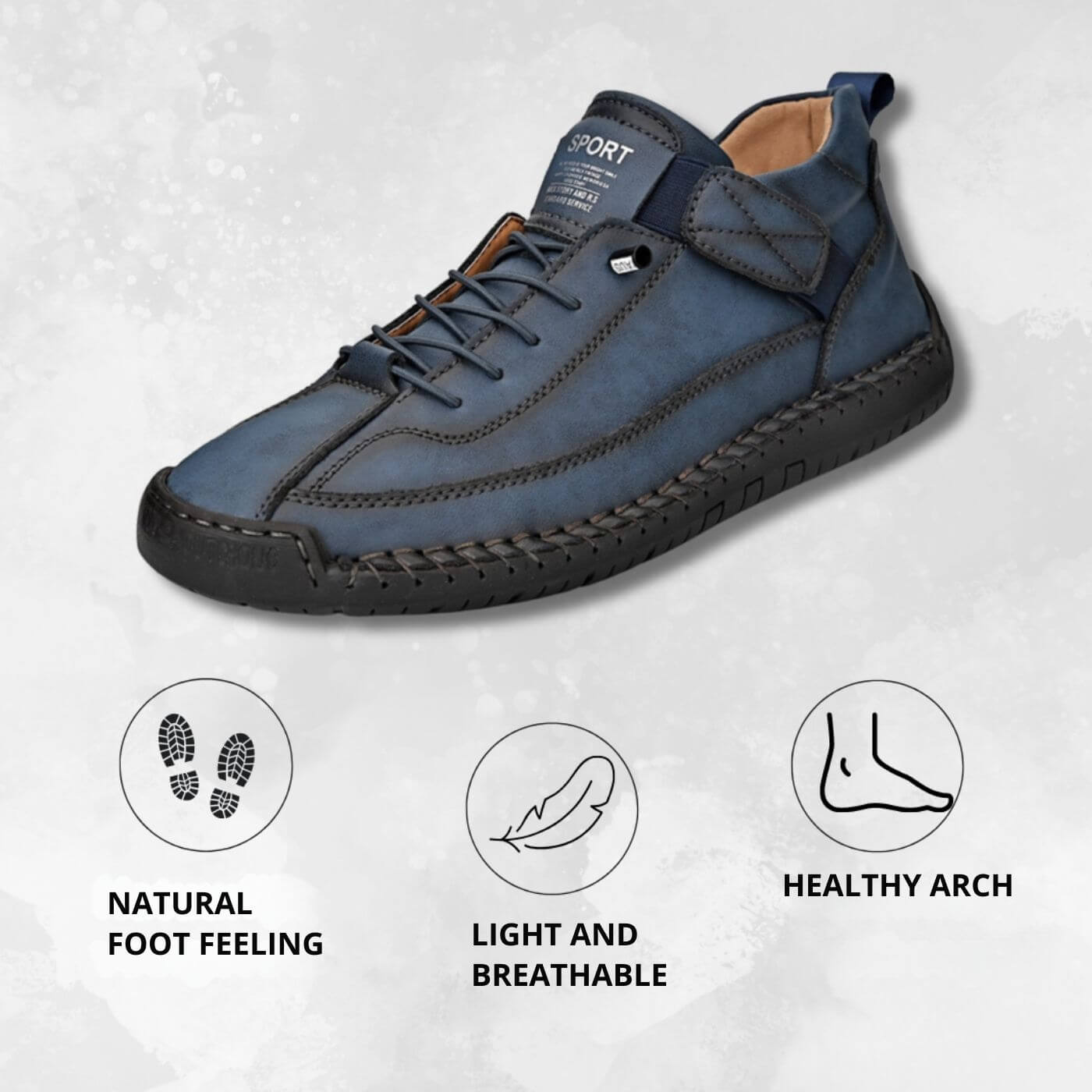 Guillaume™ - Chaussures Orthopédiques en Cuir Confortables (1+1 GRATUIT)