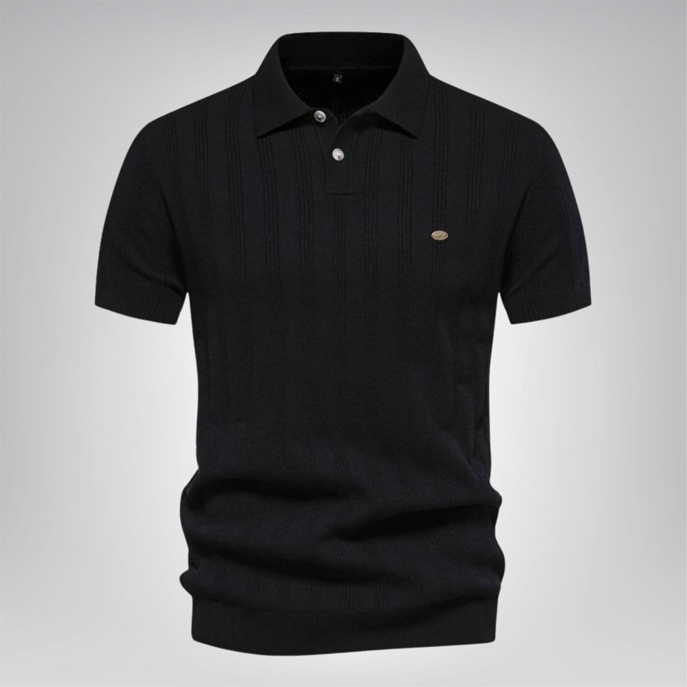 Guillermo™ - Ribbed Knit Comfortable Polo Shirt (1+1 FREE)