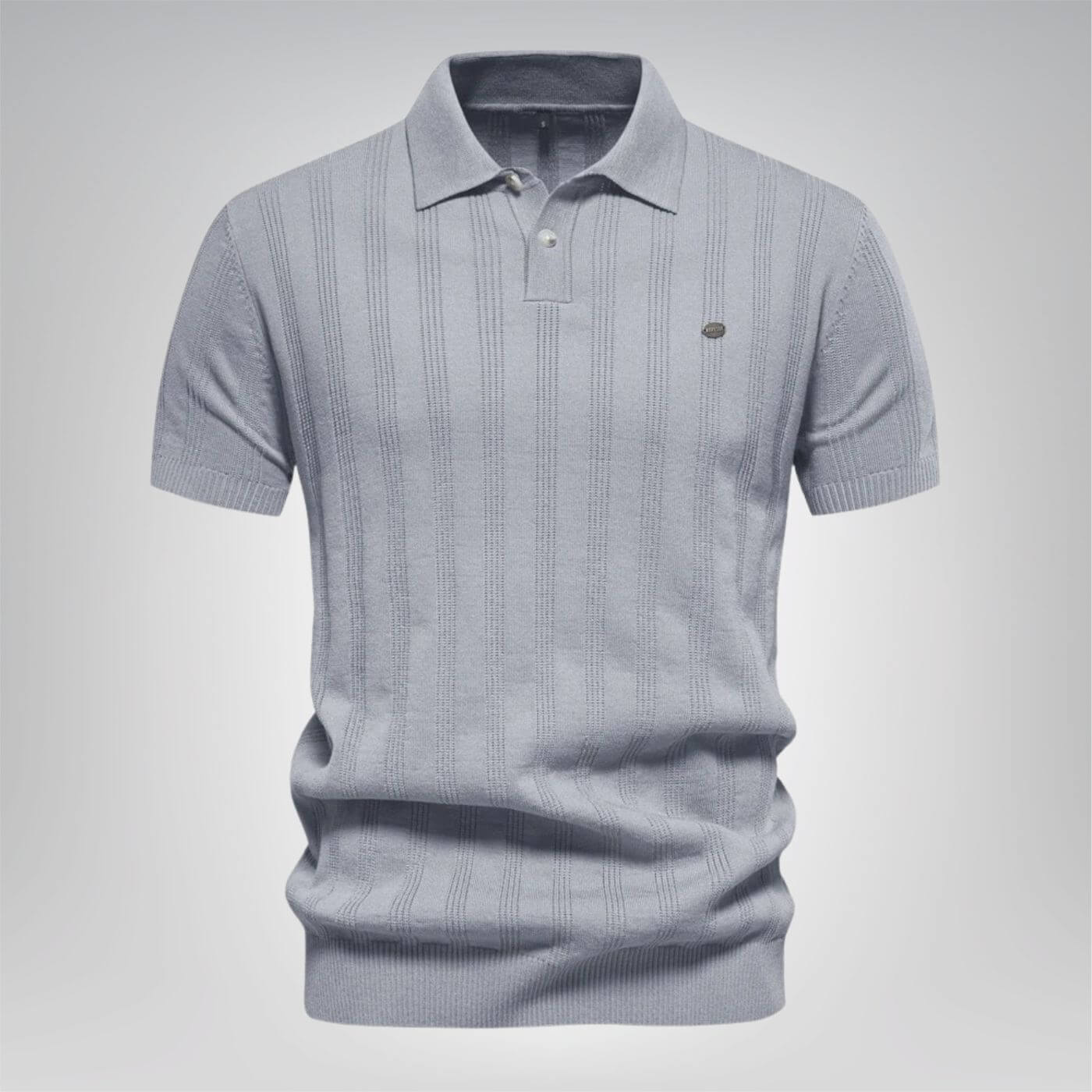 Guillermo™ - Ribbed Knit Comfortable Polo Shirt (1+1 FREE)