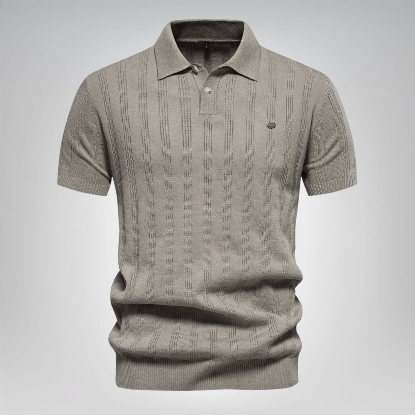 Guillermo™ - Ribbed Knit Comfortable Polo Shirt (1+1 FREE)