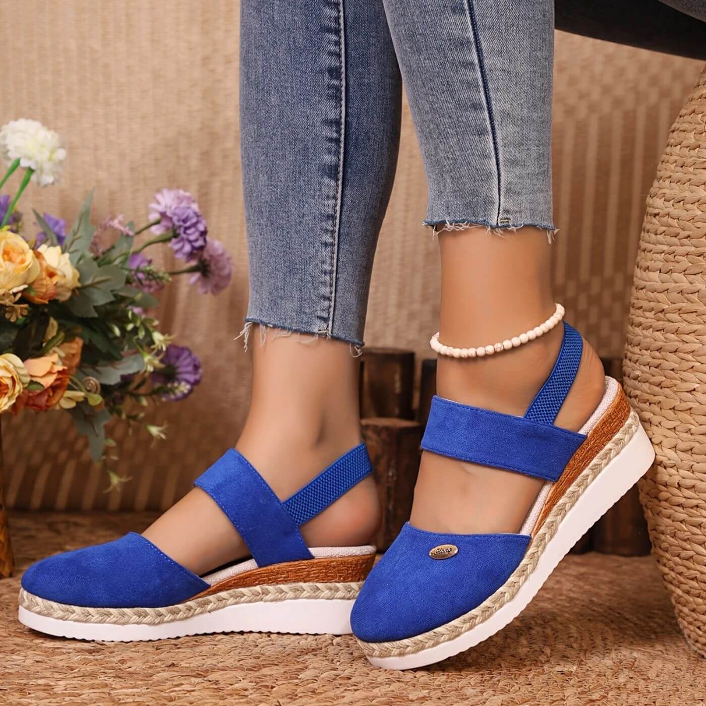 Jamie™ - Elegant Closed Toe Orthopedic Wedge Sandals