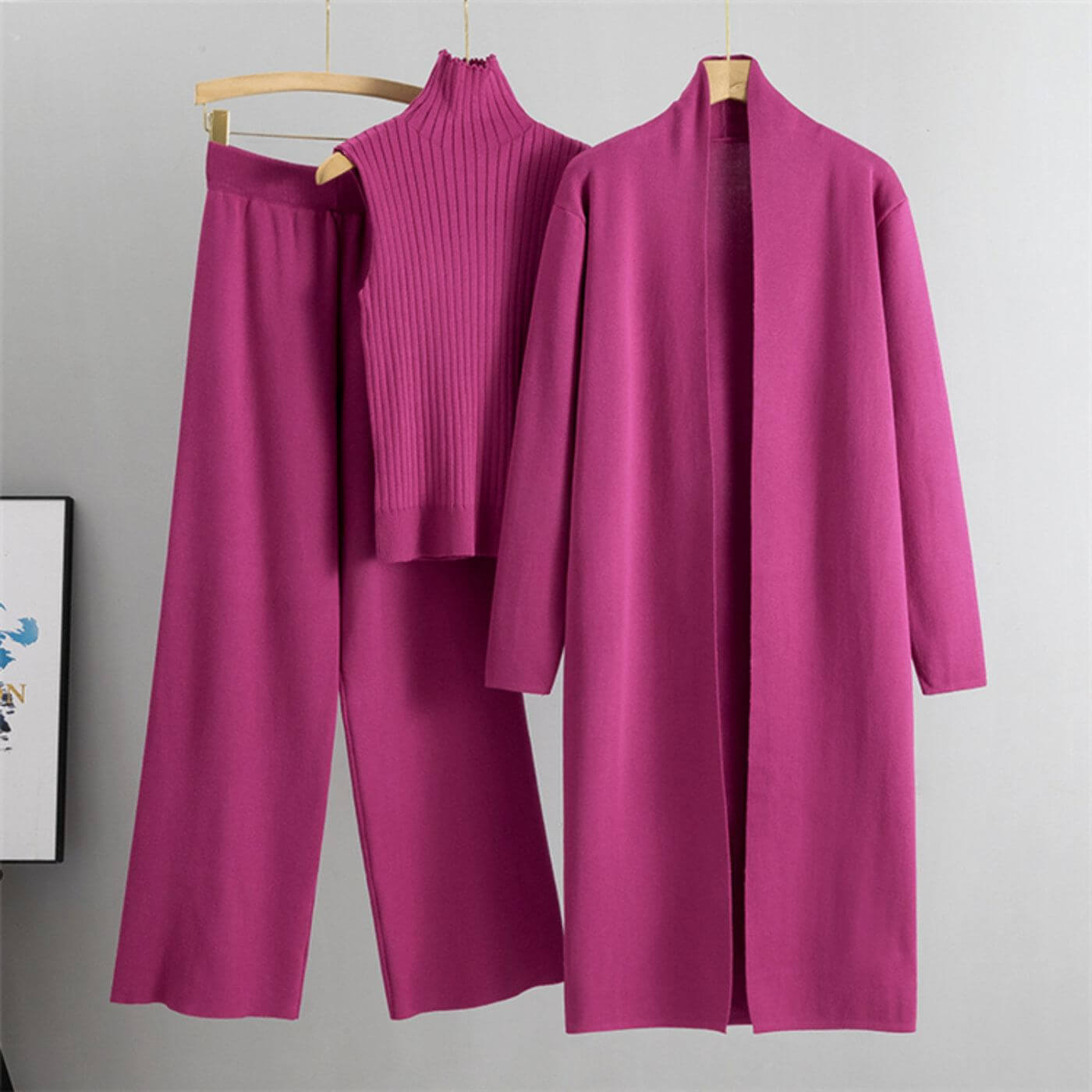 Jessica™ – Minimalist 3 Piece Knit Set
