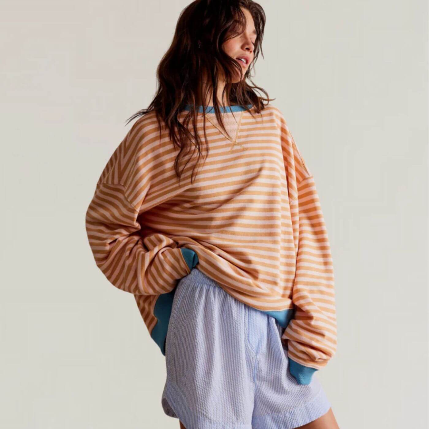Kaitlin™ - Oversized Striped Comfort Sweater
