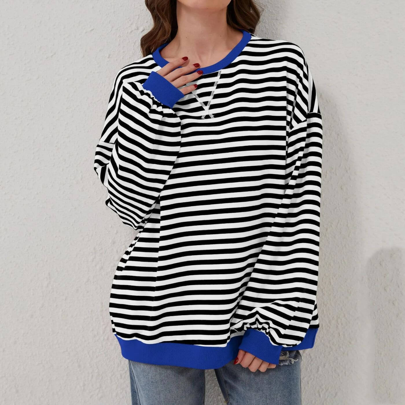 Kaitlin™ - Oversized Striped Comfort Sweater
