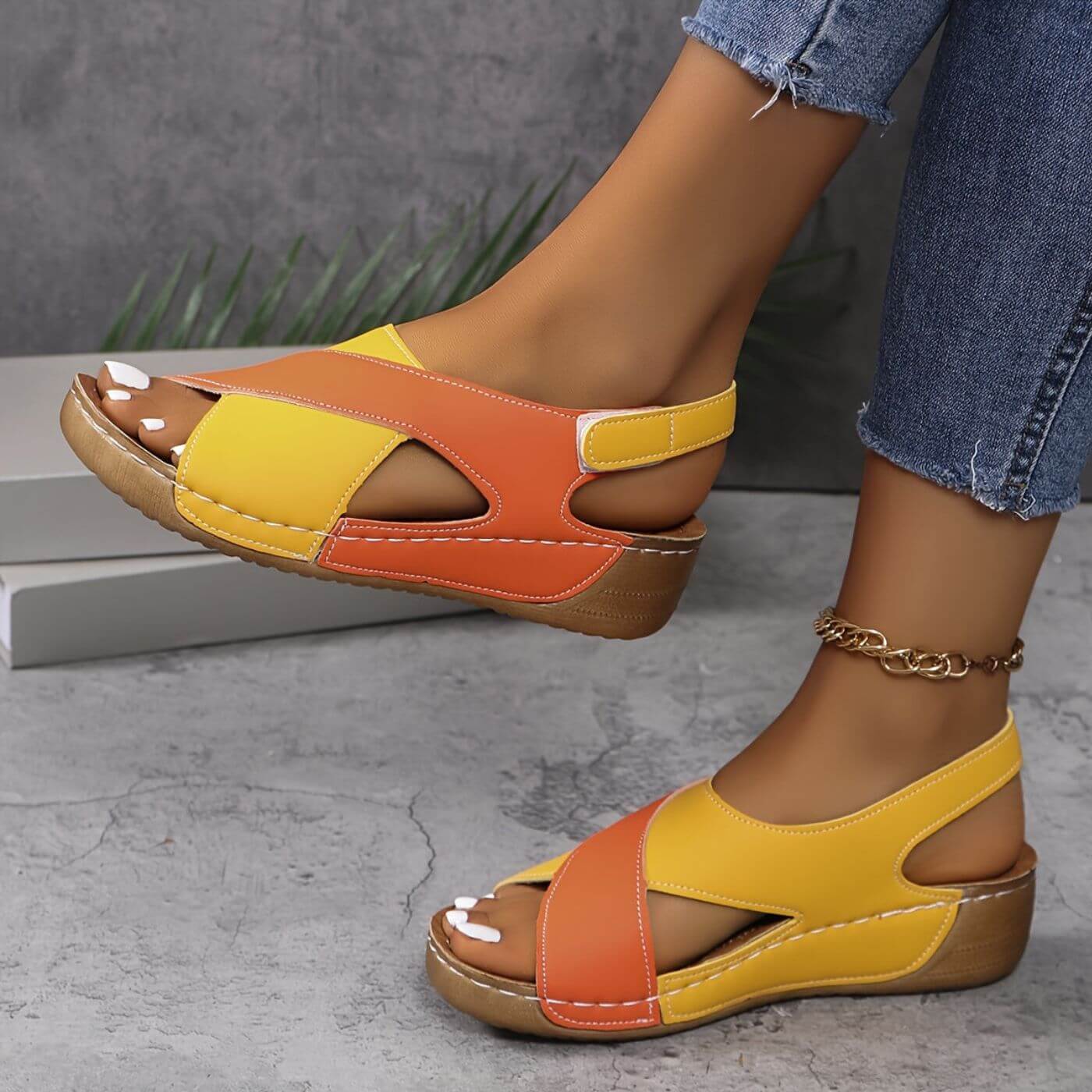 Kayla™ – Ultra Comfortable Orthopedic Slingback Sandals