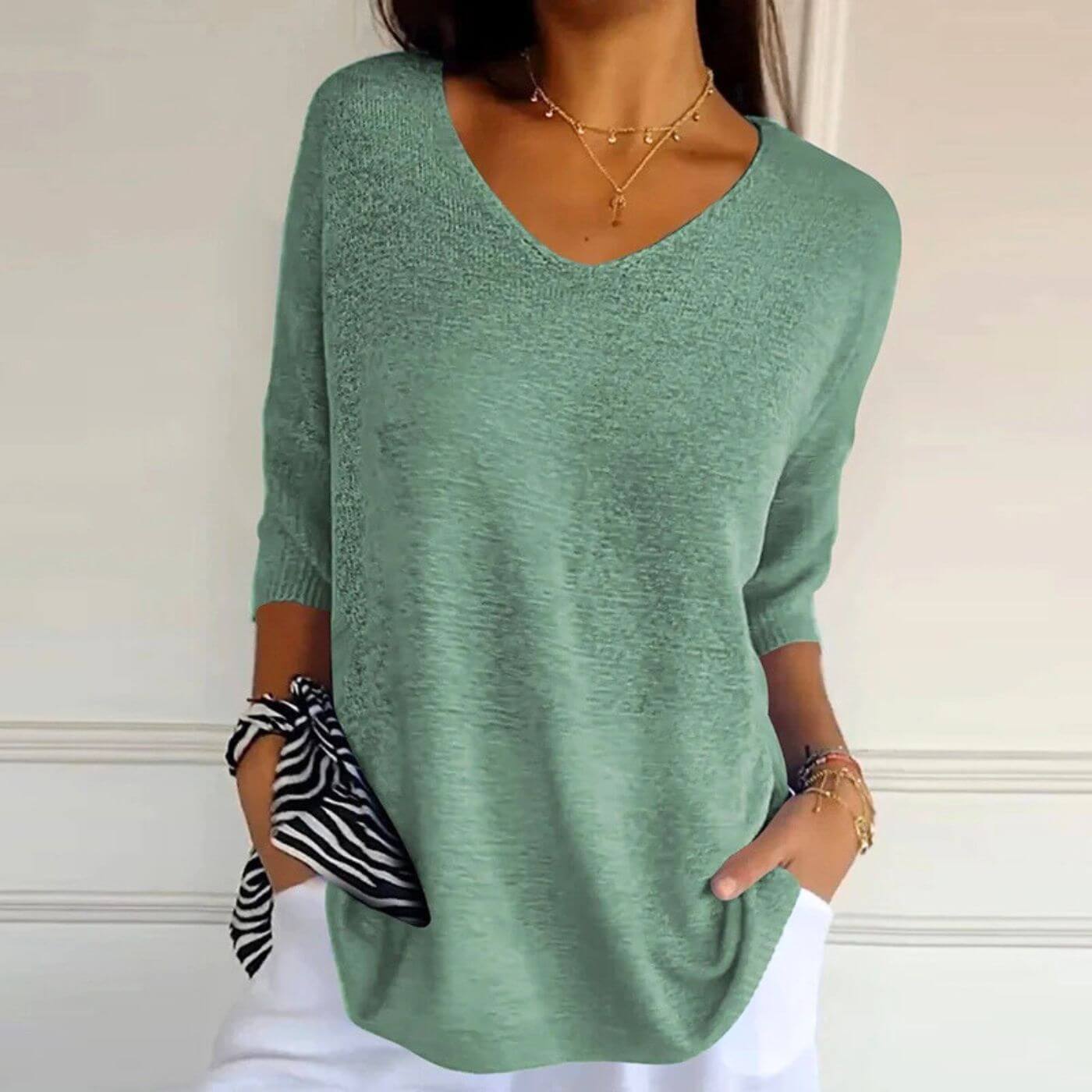Kristen™ – Stylish Soft Knit Shirt