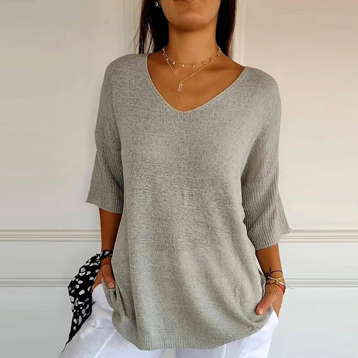 Kristen™ – Stylish Soft Knit Shirt
