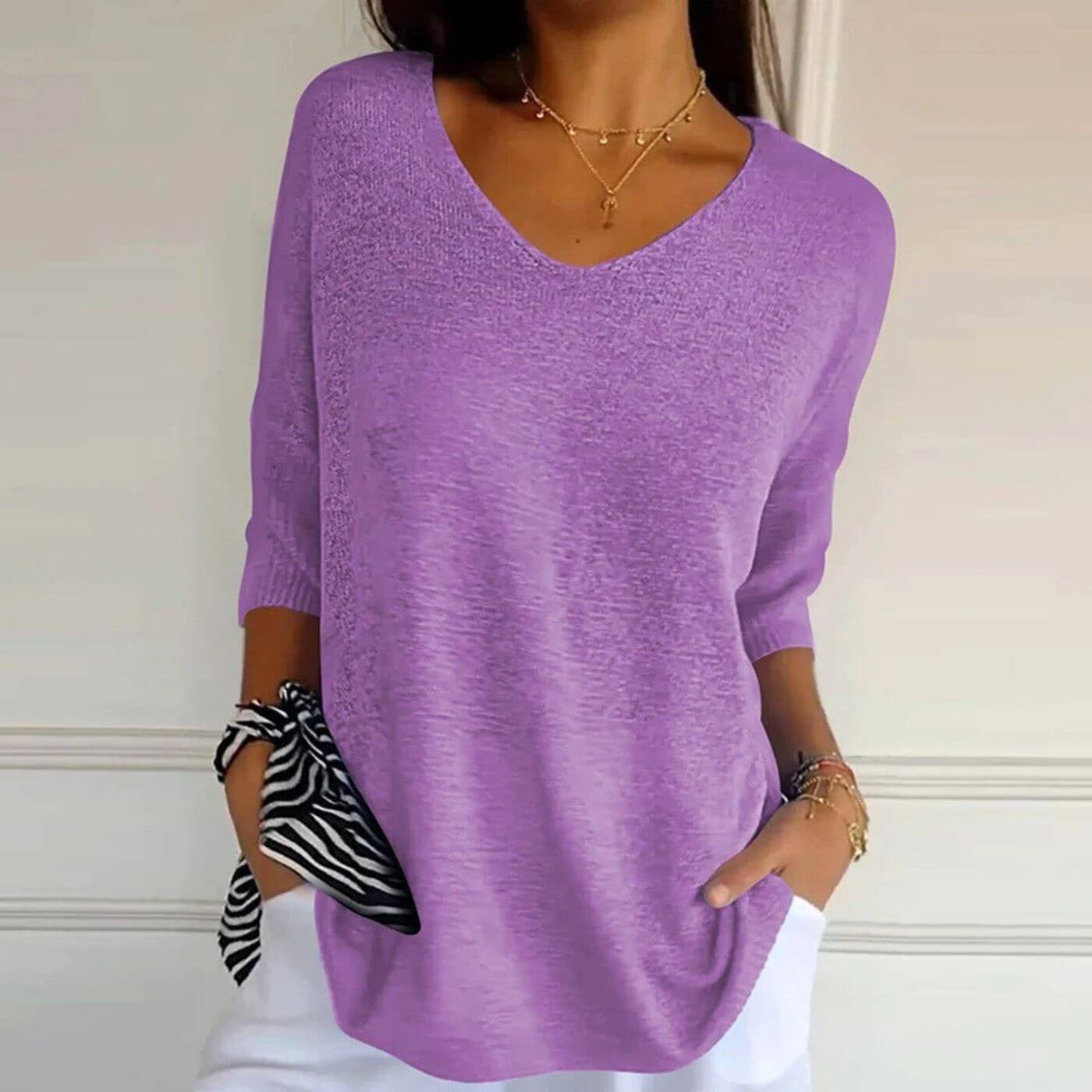 Kristen™ – Stylish Soft Knit Shirt