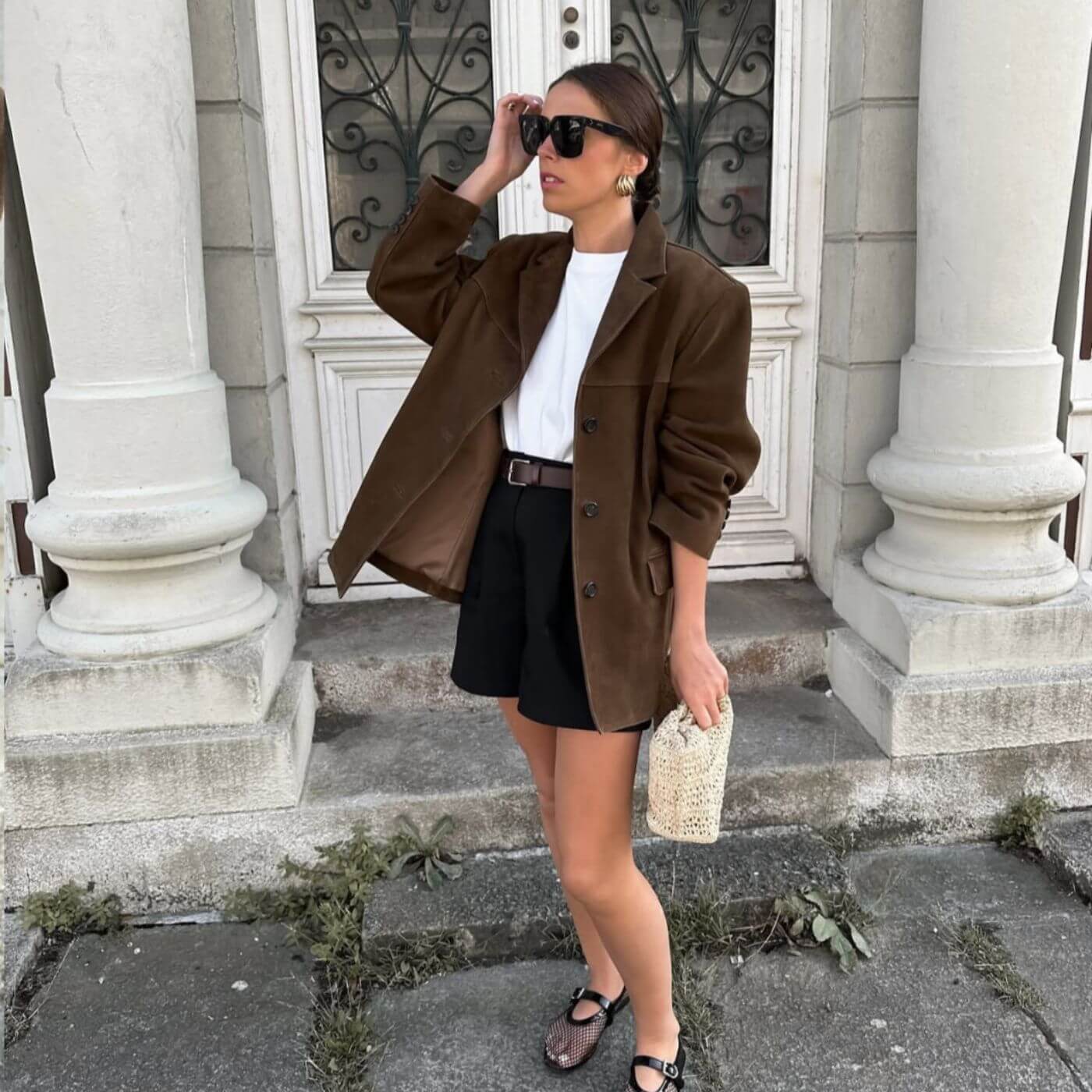 Léonie™ - Luxury Vintage Suede Blazer