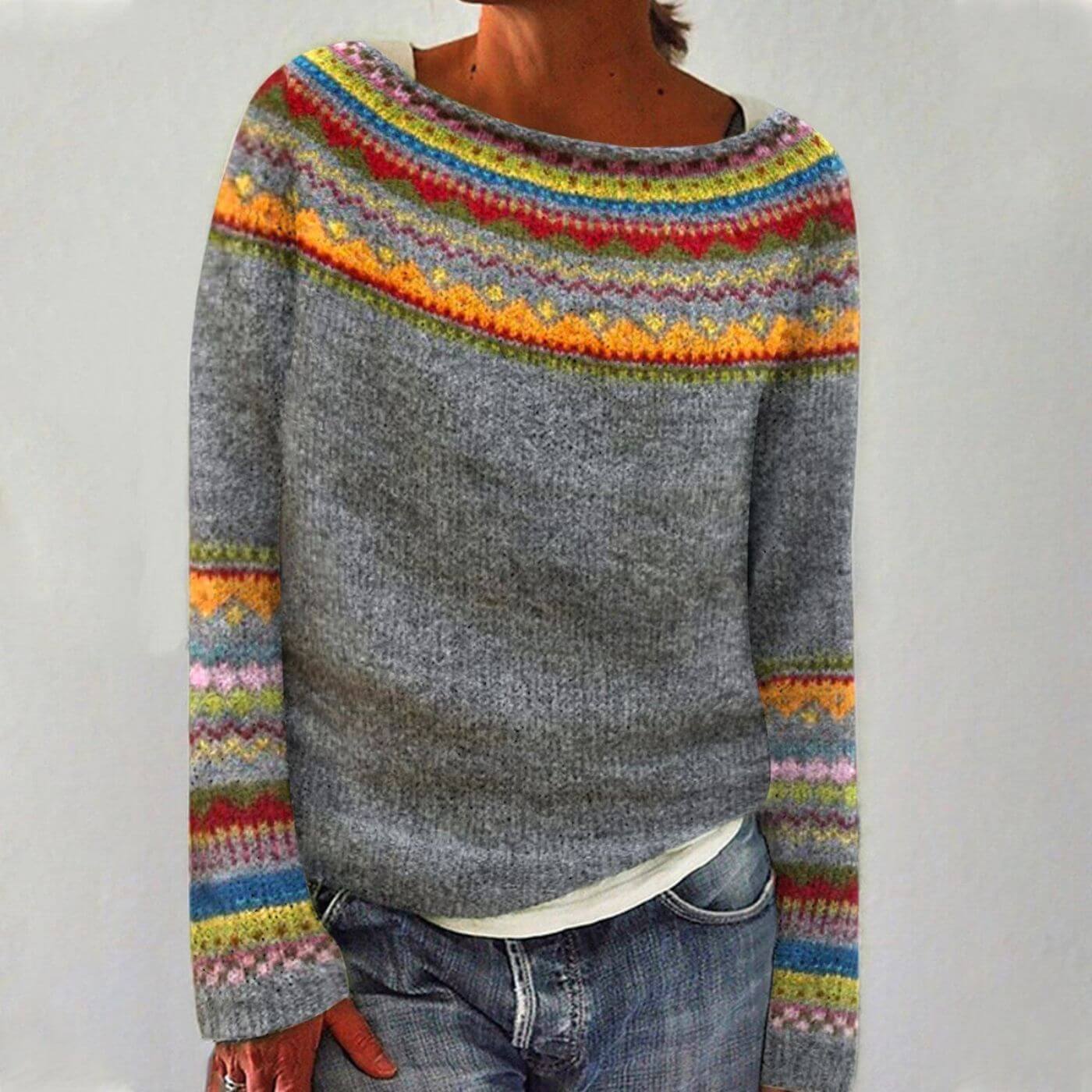 Luna™ - Retro Knitted Comfortable Sweater