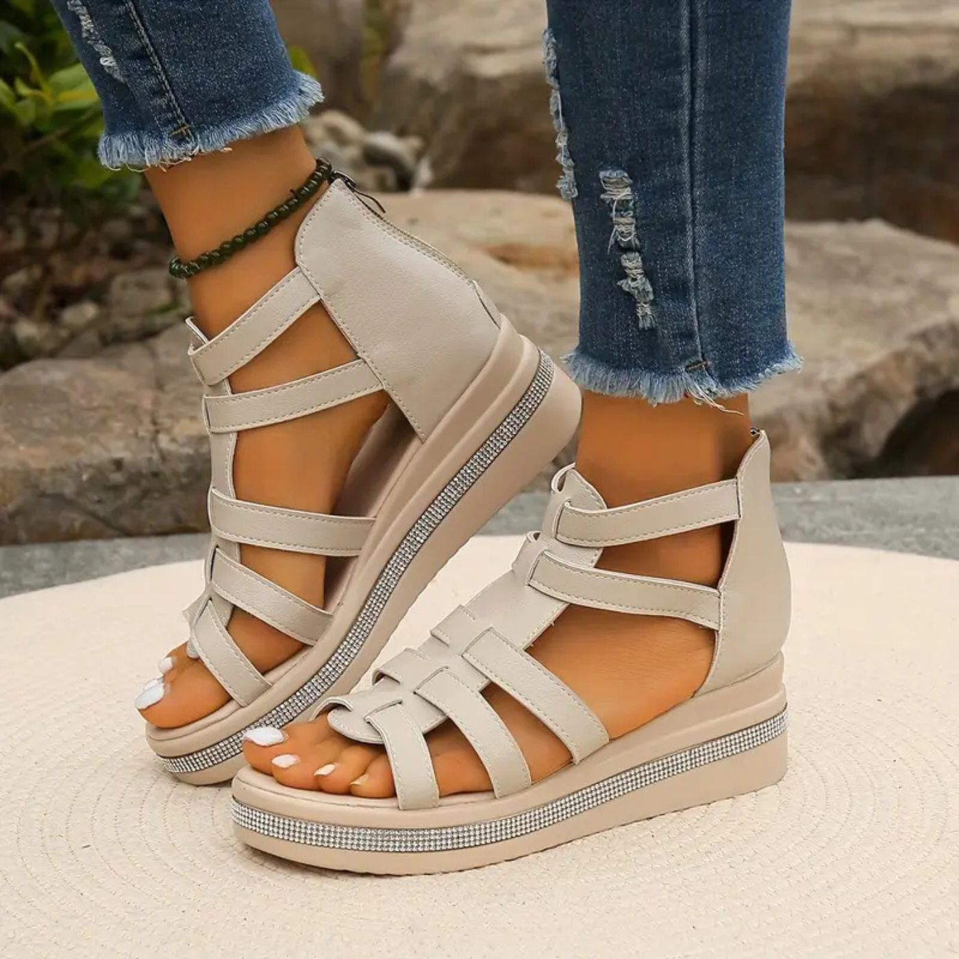 Marianne™ – Elegant Wedge Orthopedic Sandals