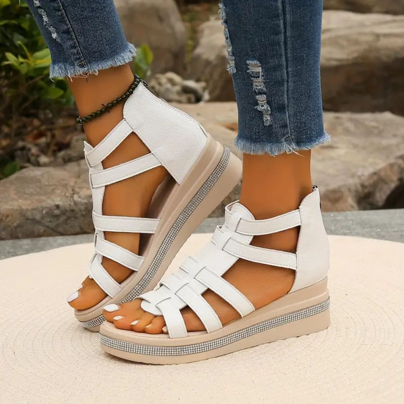 Marianne™ – Elegant Wedge Orthopedic Sandals