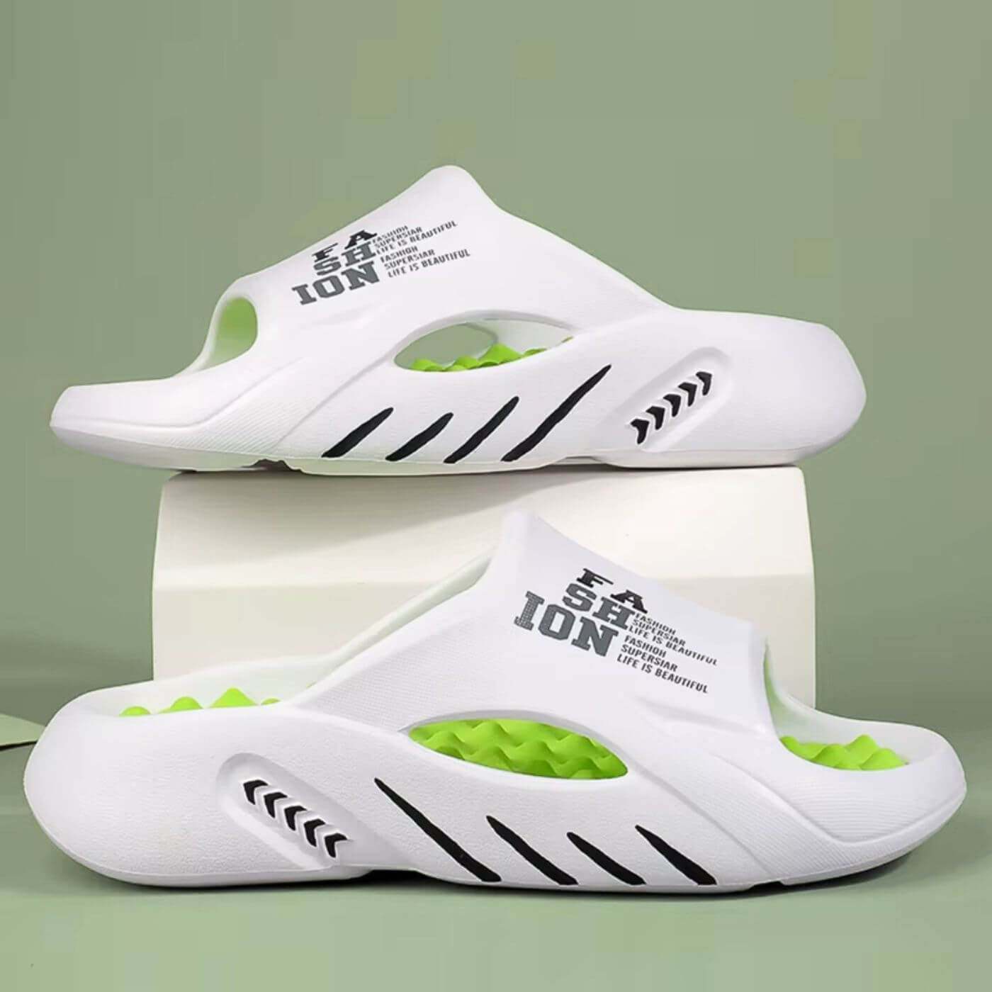 CushionSlides™ – Sandales Ultra Confortables pour Soulager la Douleur