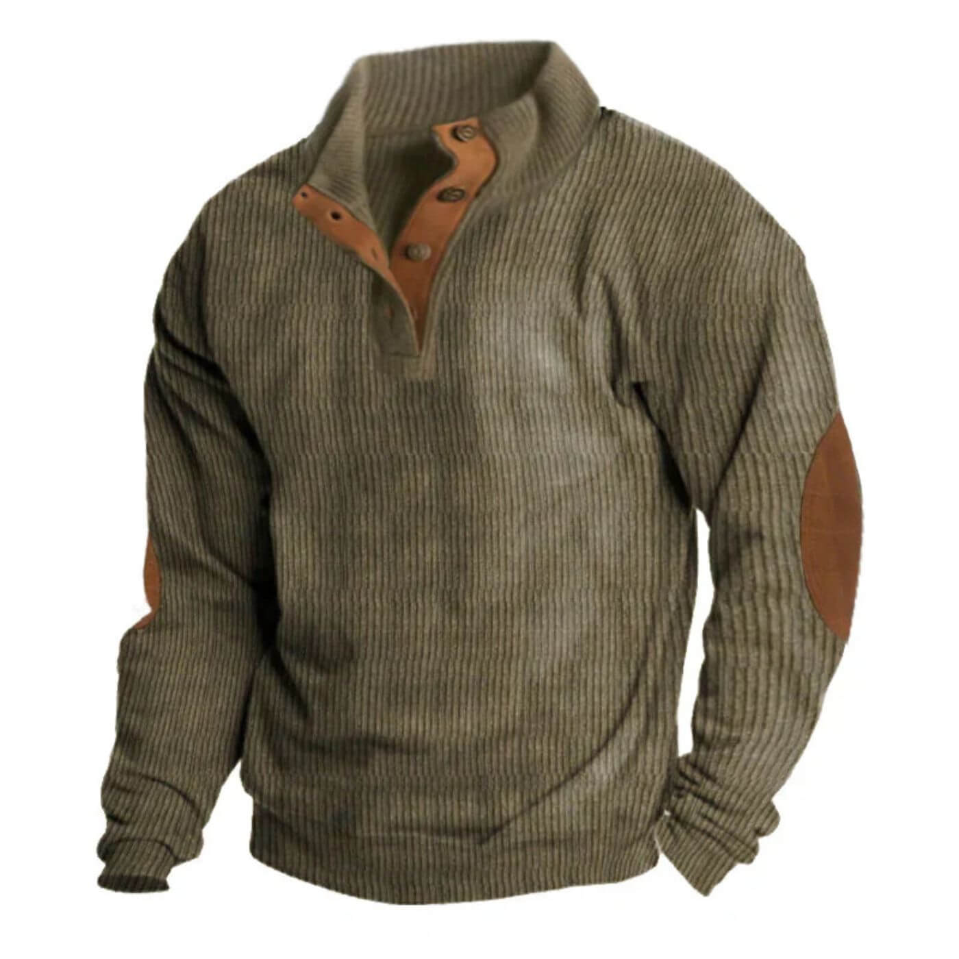 Alexander™ - Ribbed Lapel Collar Sweater